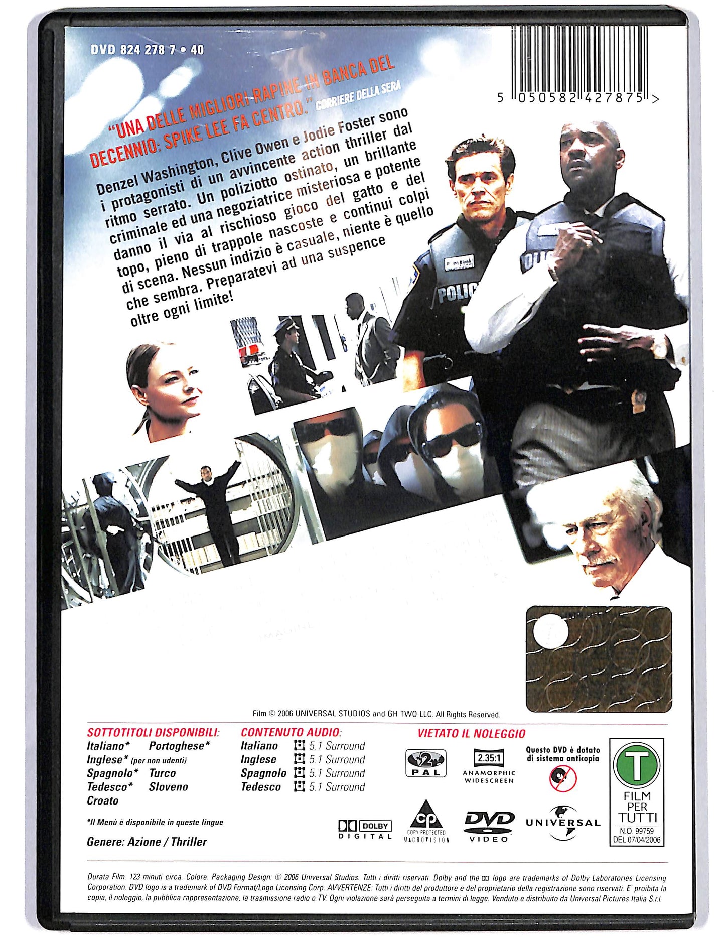 EBOND Inside Man DVD D646039