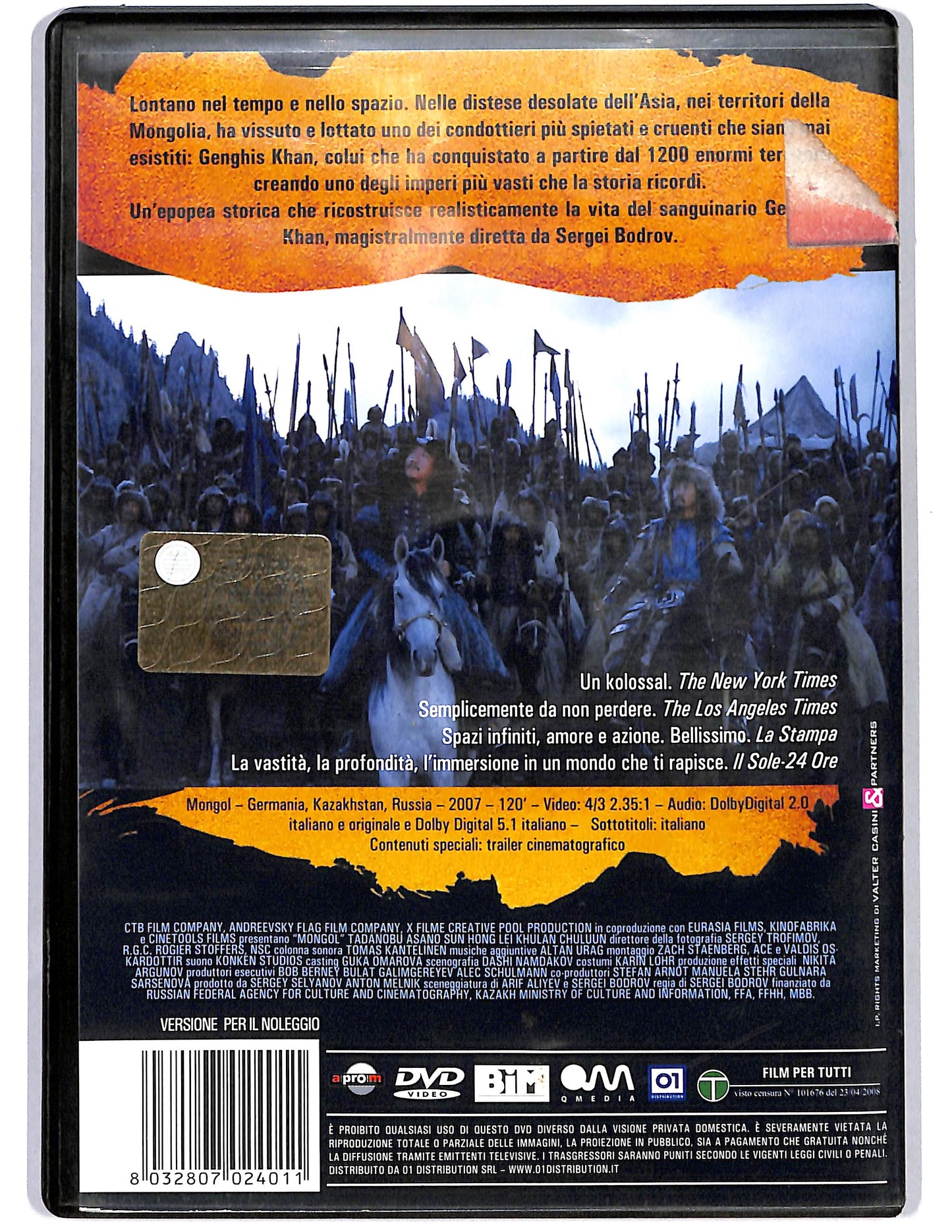 EBOND Mongol La vera storia di Genghis Khan DVD D646154
