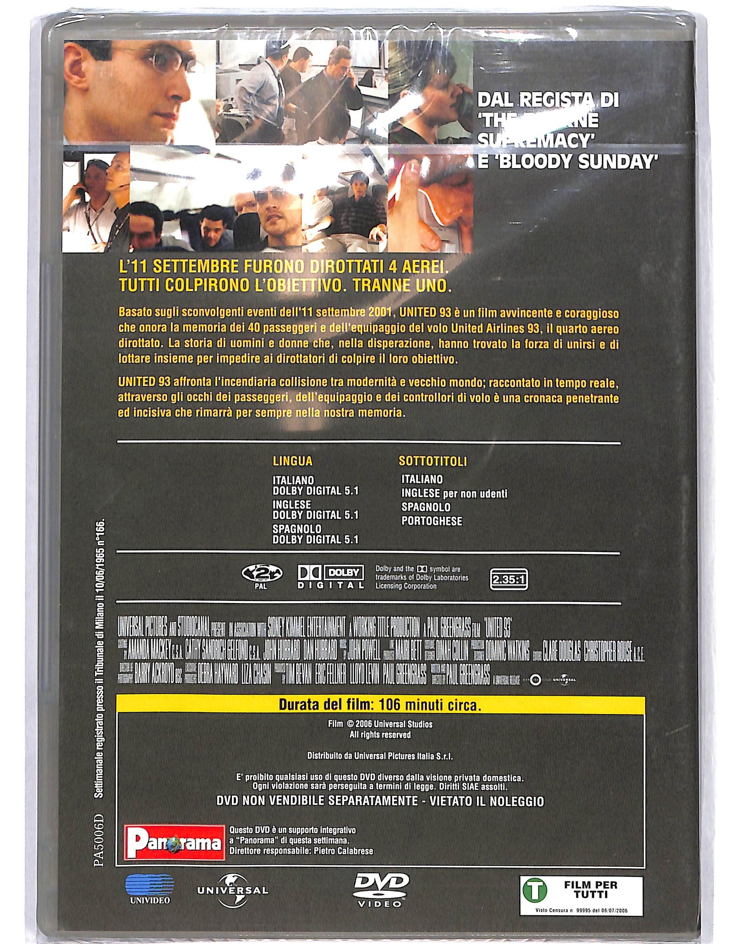 EBOND United 93 EDITORIALE DVD D646227