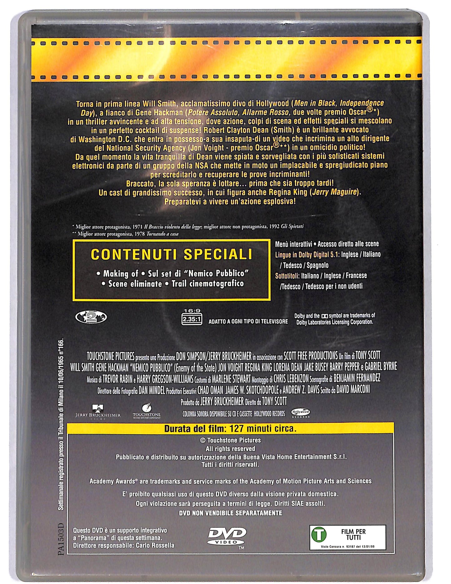 EBOND Nemico pubblico EDITORIALE DVD D646251