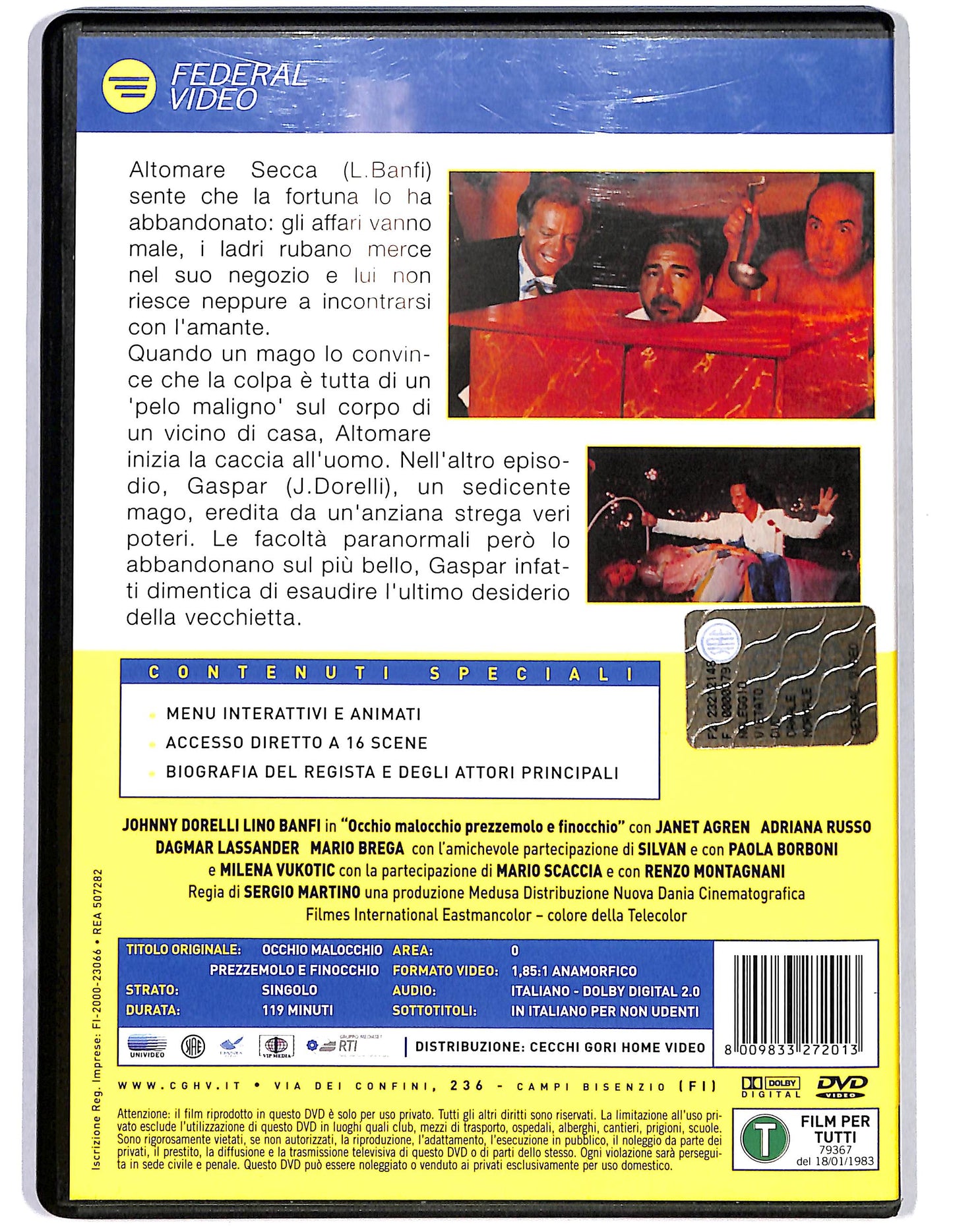 EBOND Occhio Malocchio Prezzemolo E Finocchio DVD D646328