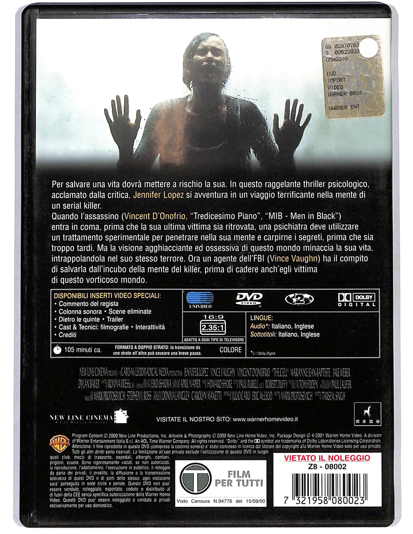 EBOND The Cell La Cellula DVD D646337