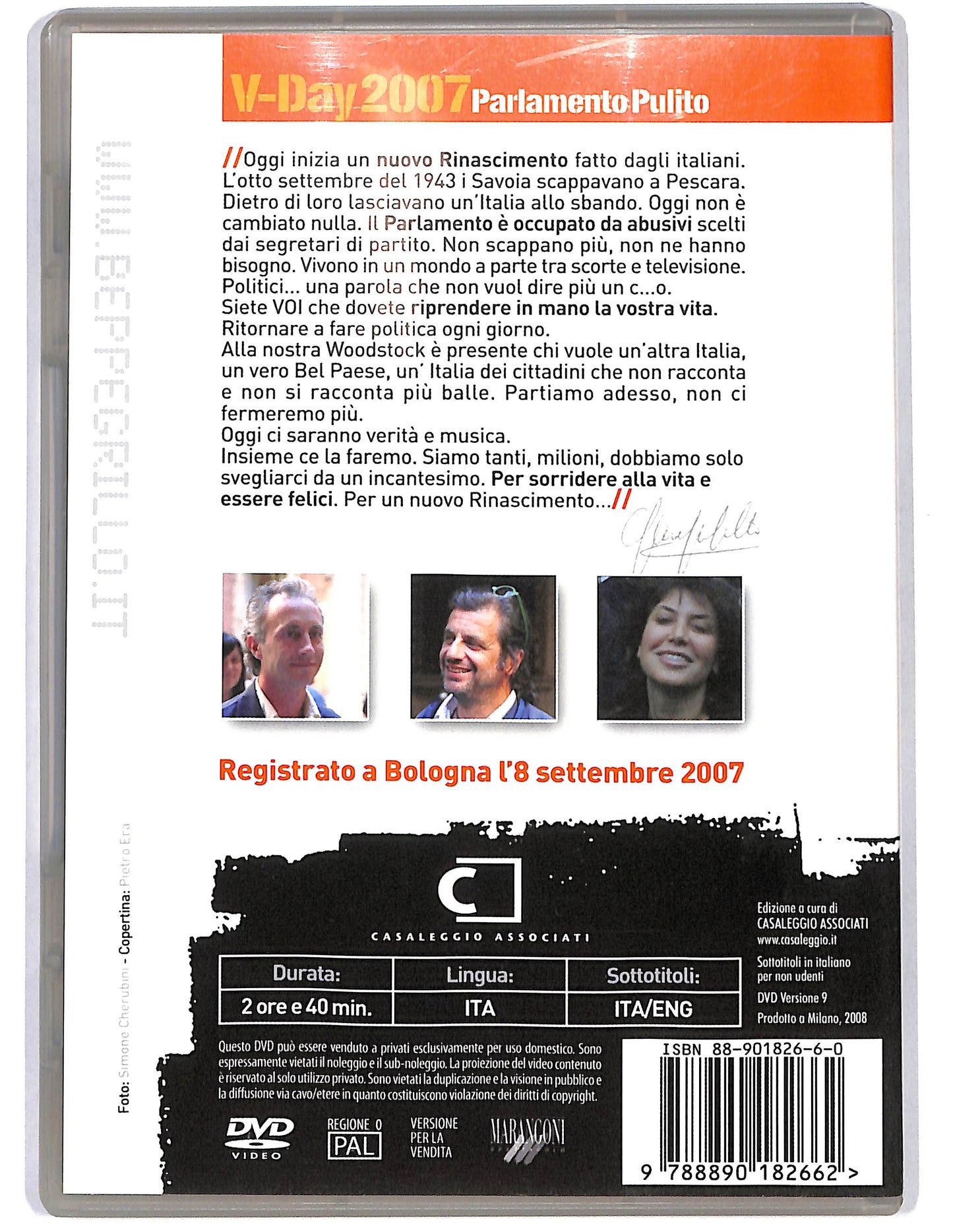 EBOND V-day Parlamento pulito DVD D646358