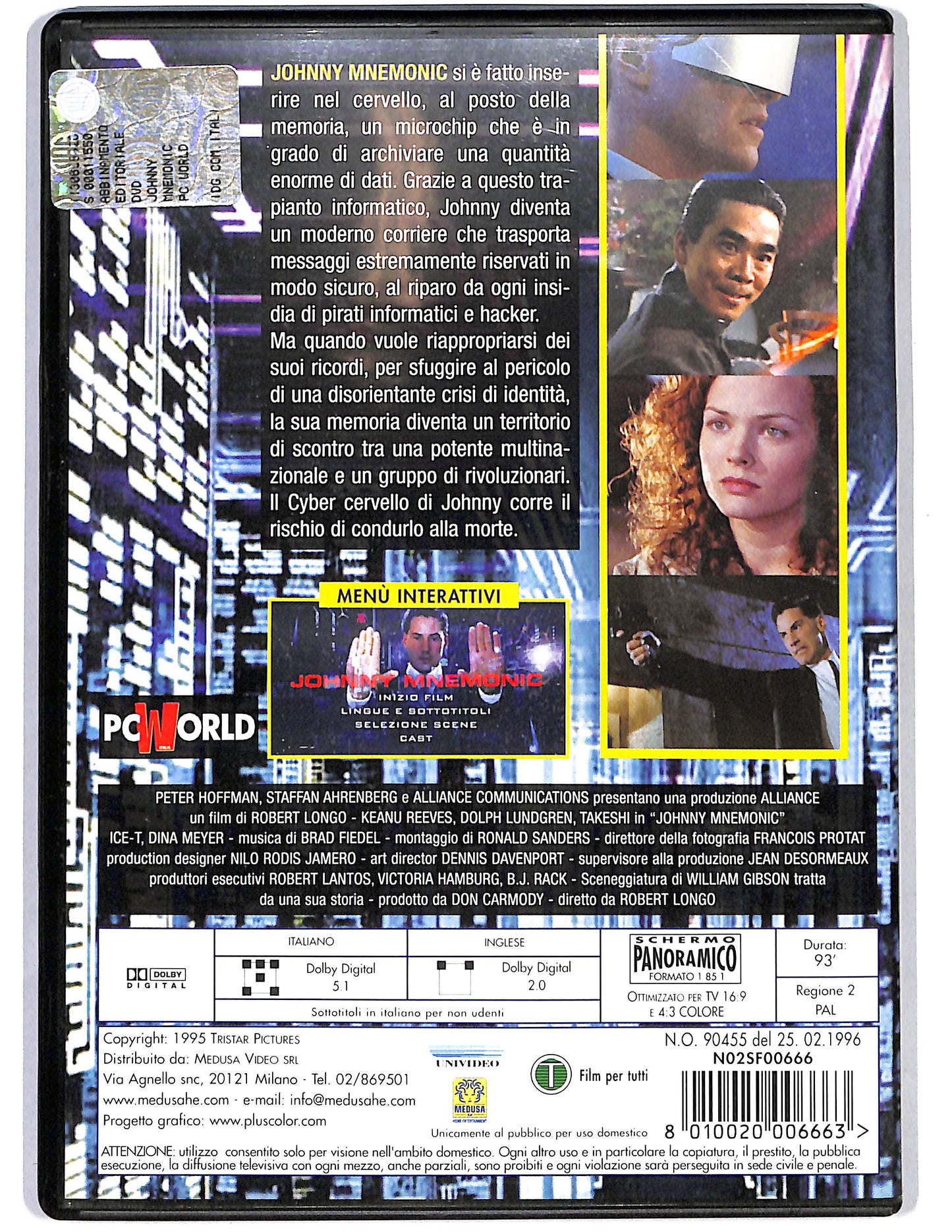 EBOND Johnny Mnemonic DVD D646416