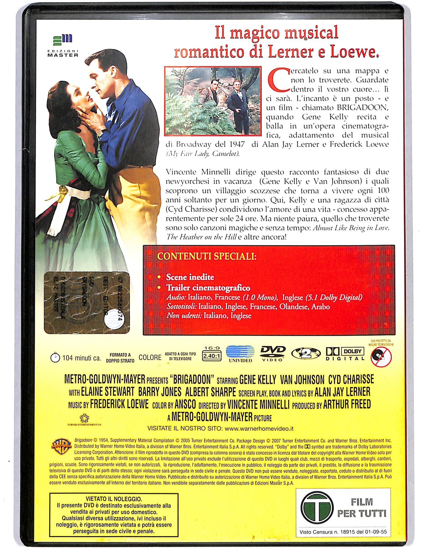 EBOND Brigadoon EDITORIALE DVD D646428