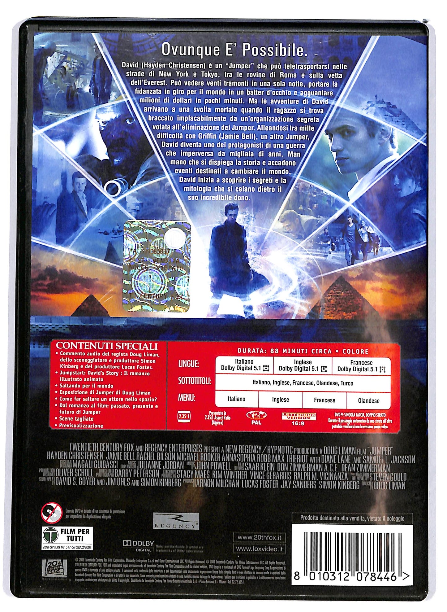 EBOND Jumper - Senza confini DVD D646733