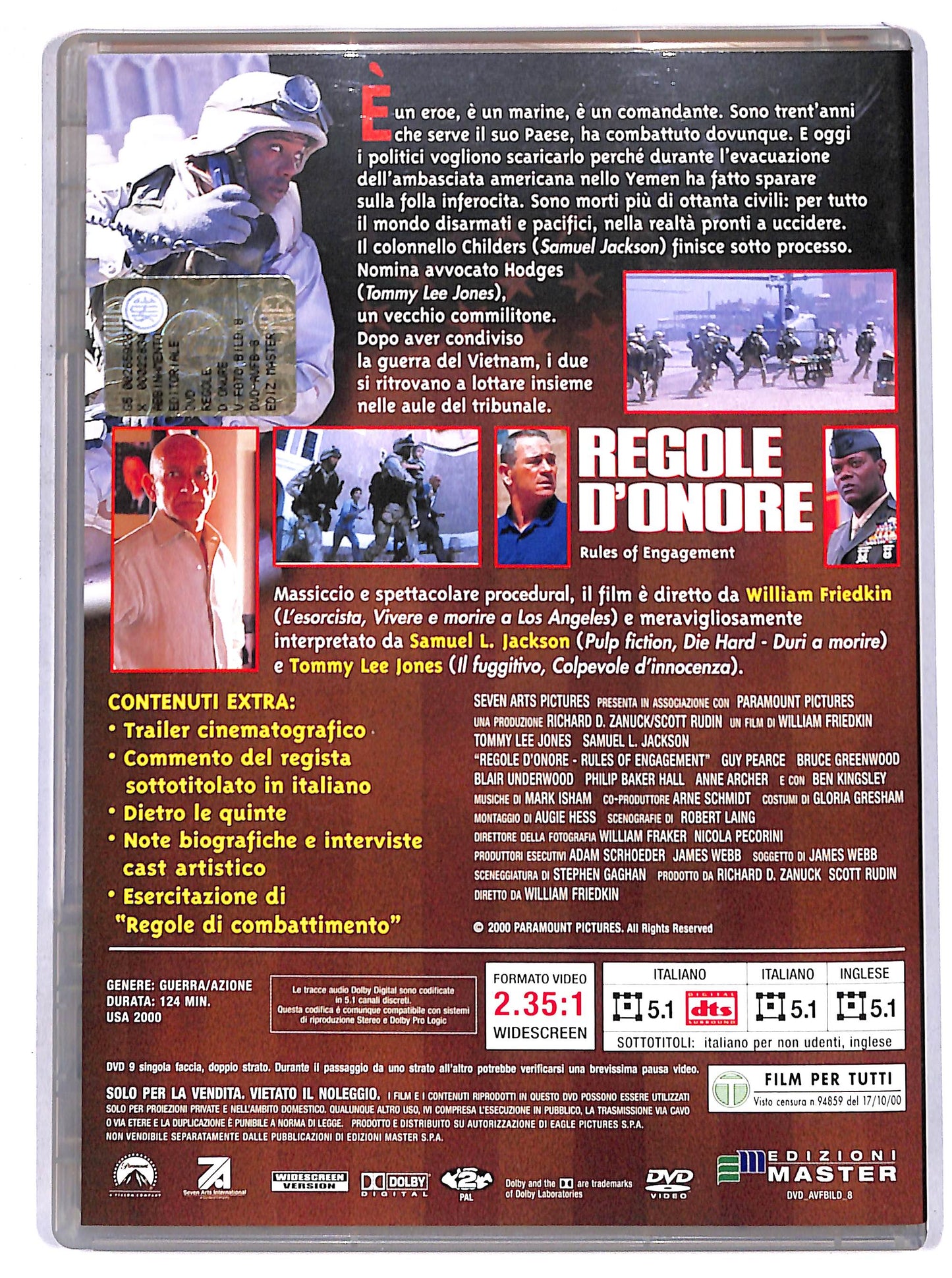 EBOND Regole d'onore EDITORIALE DVD D647145