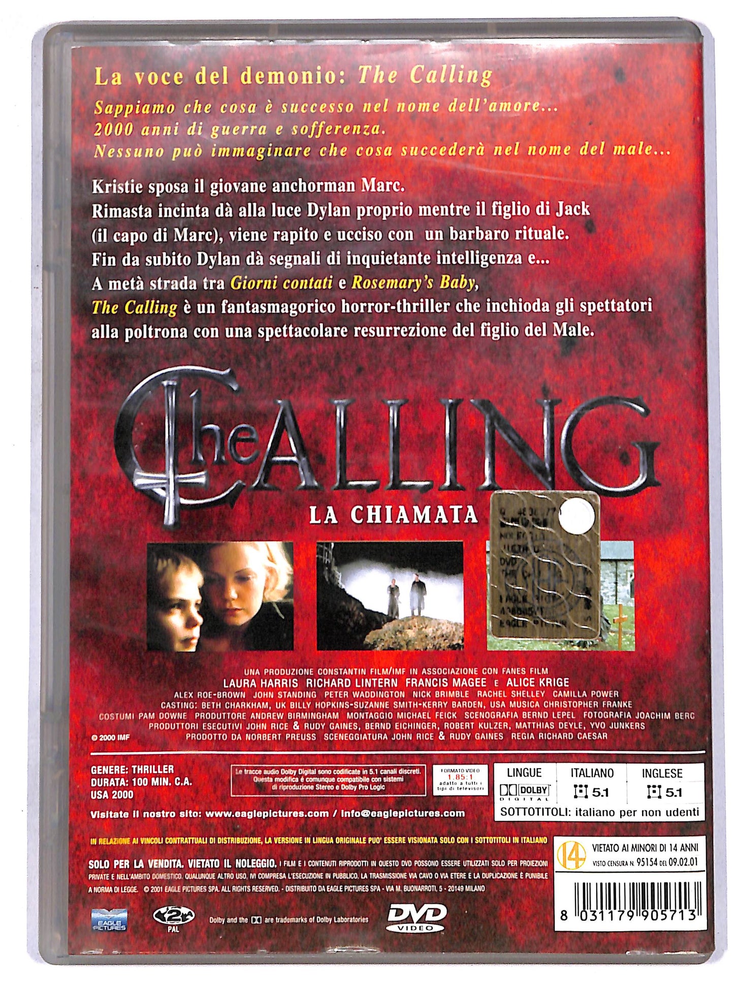 EBOND galling - la chiamata DVD D647146