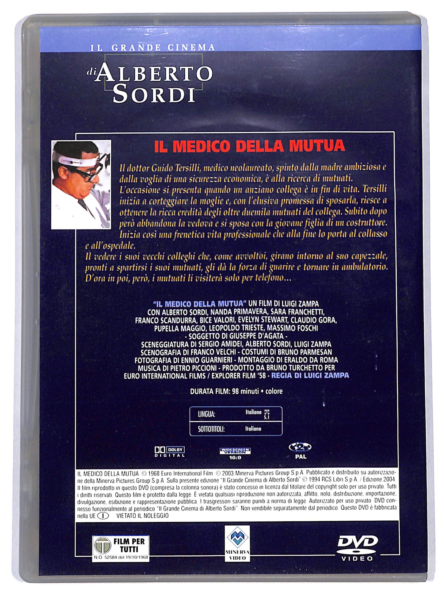 EBOND Il medico della mutua EDITORIALE DVD D647257