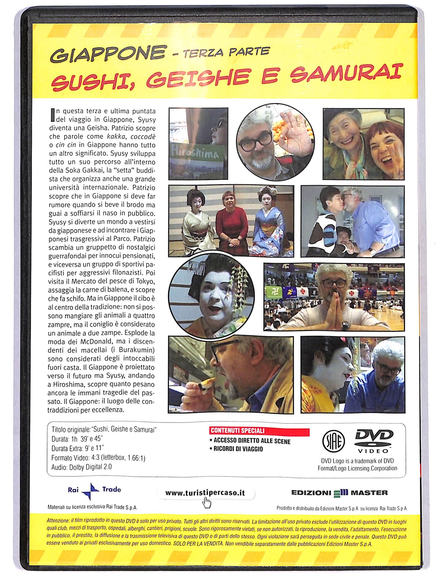 EBOND Giappone,sushi,Geishe e Sanurai Terza parte (3) EDITORIALE DVD D647416
