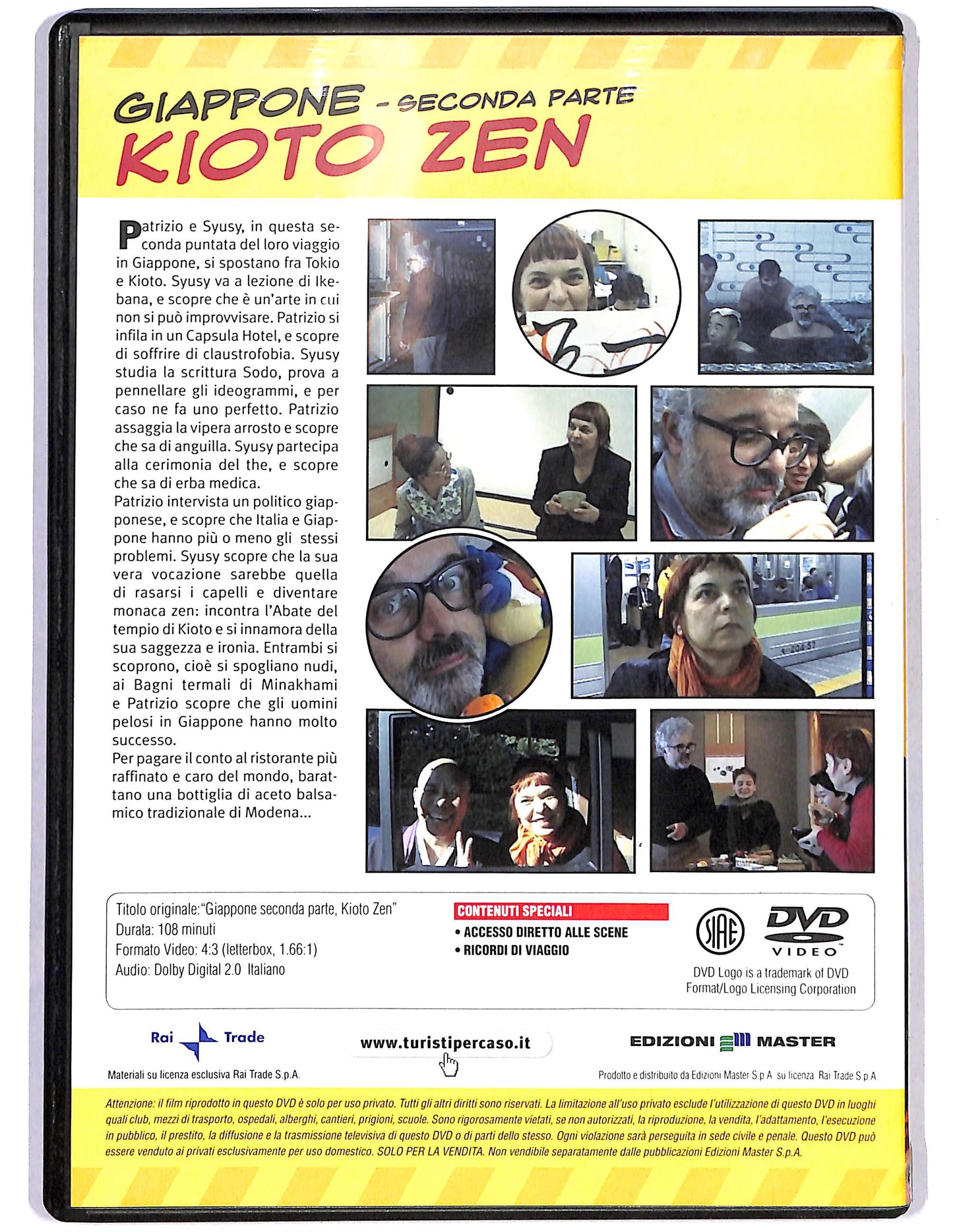 EBOND Giappone Kioto Zen Seconda parte Vol 2 EDITORIALE DVD D647417