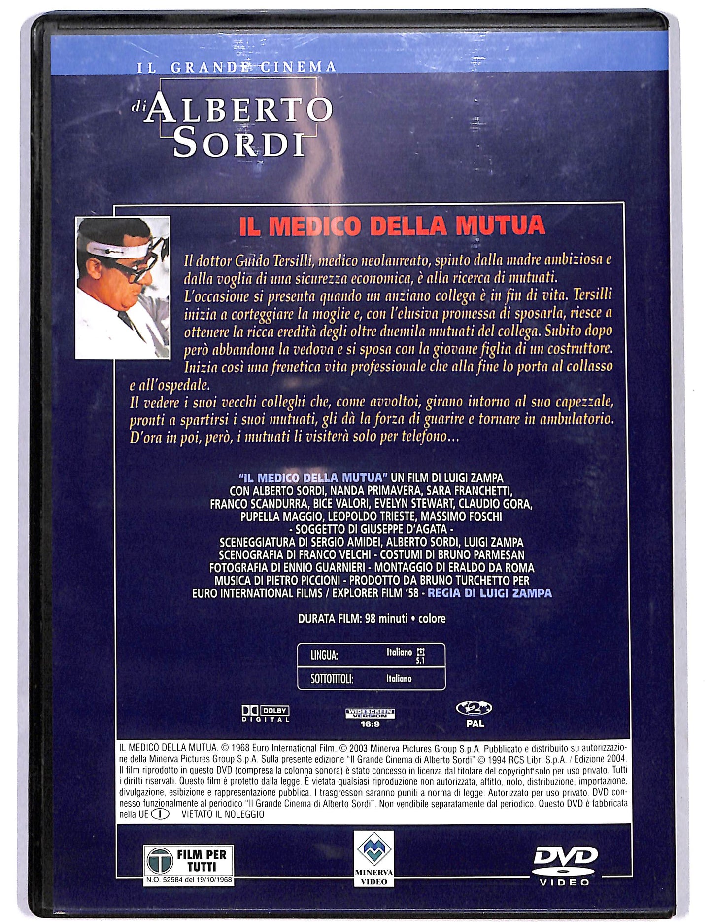 EBOND Il medico della mutua EDITORIALE DVD D647447