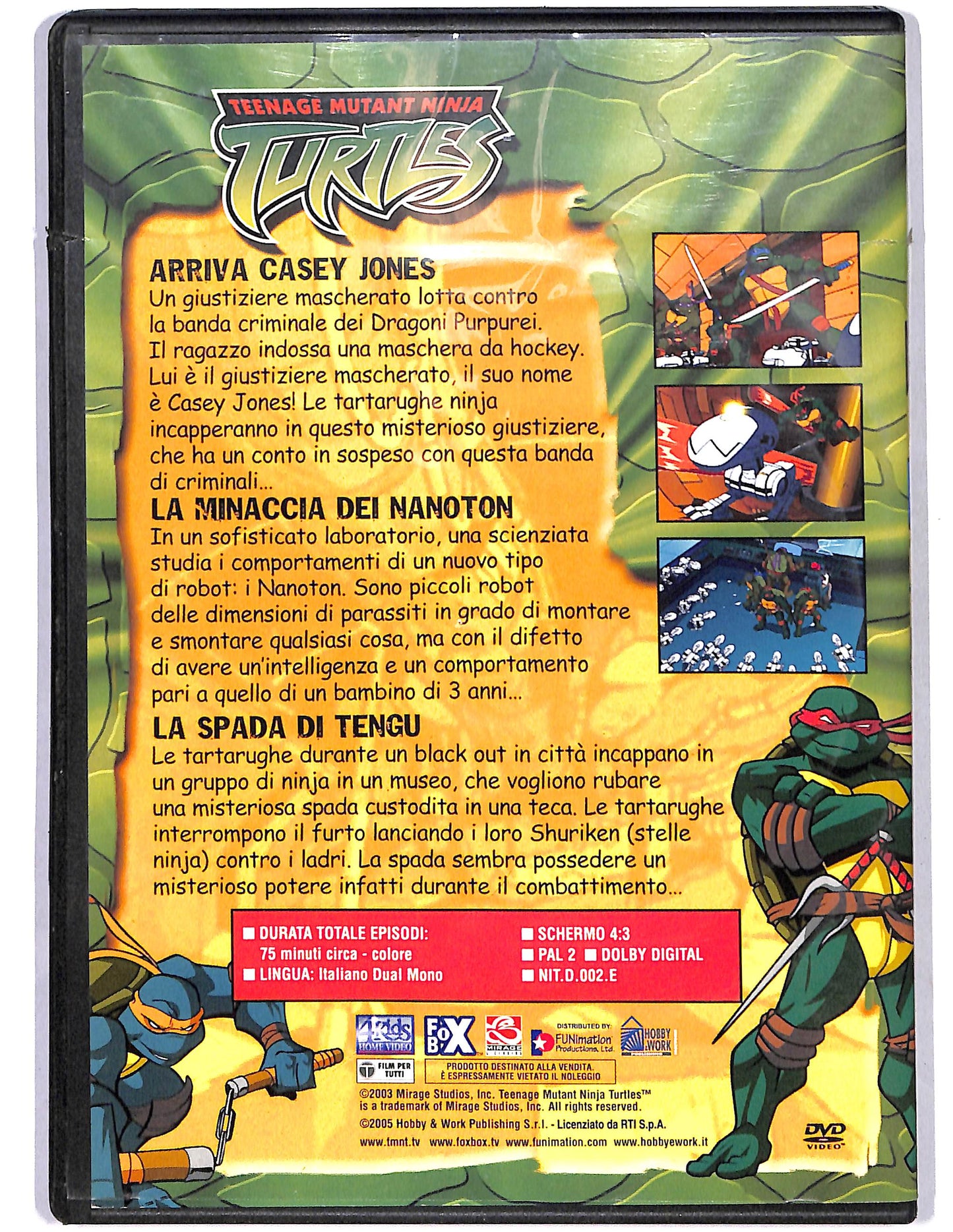 EBOND Teenage mutant ninja Turtles vol 2 EDITORIALE DVD D647611