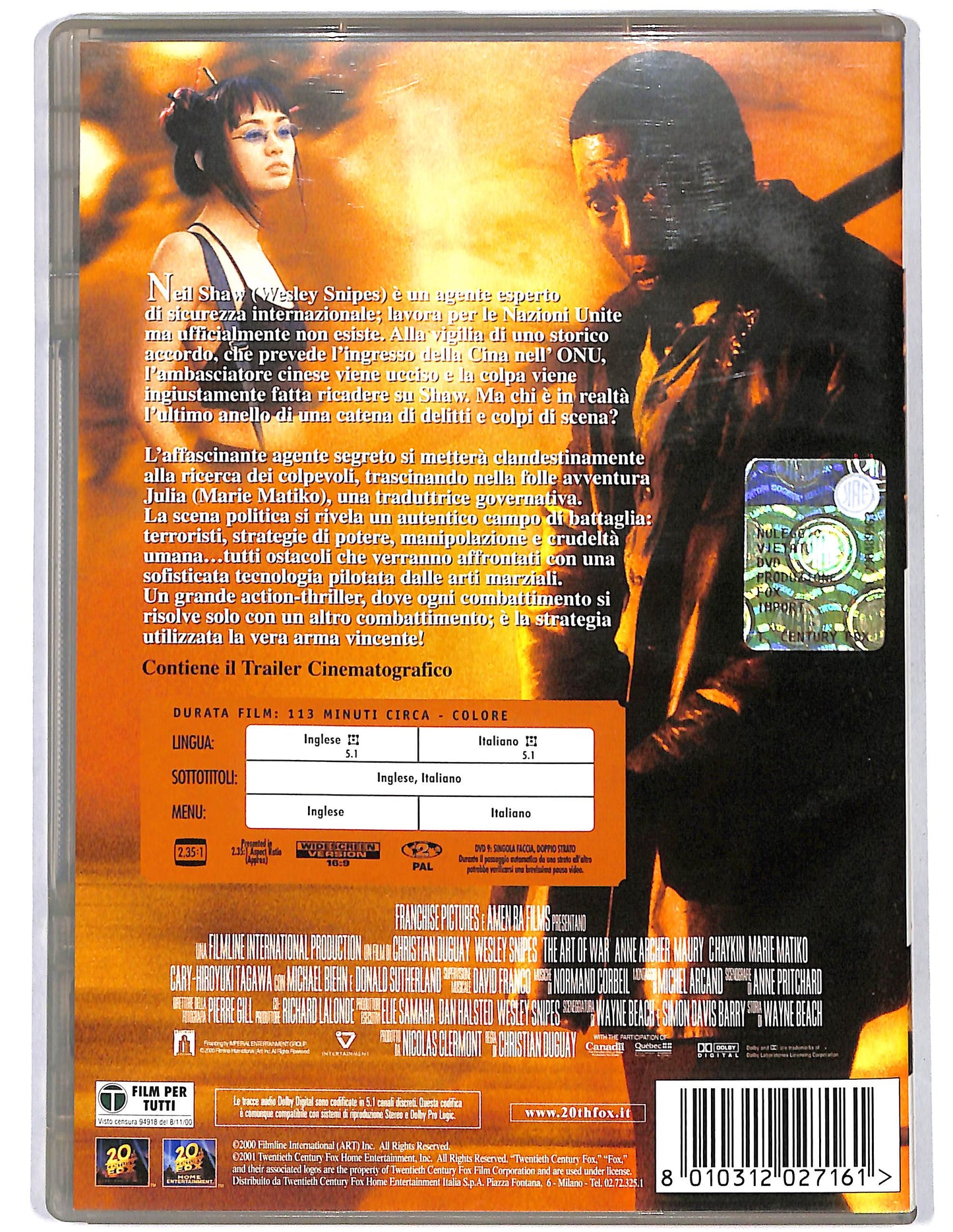 EBOND L'Arte Della Guerra DVD D647735