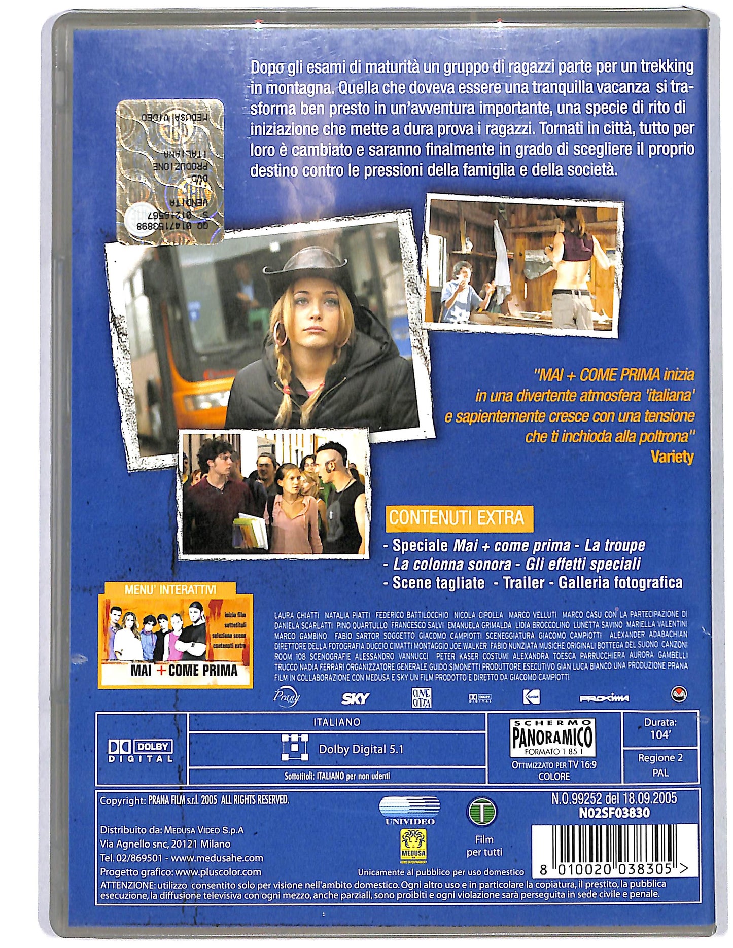 EBOND Mai + come prima DVD D647741