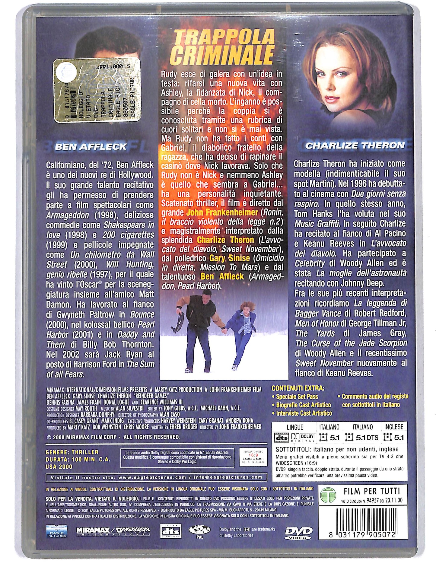 EBOND Trappola criminale DVD D648002