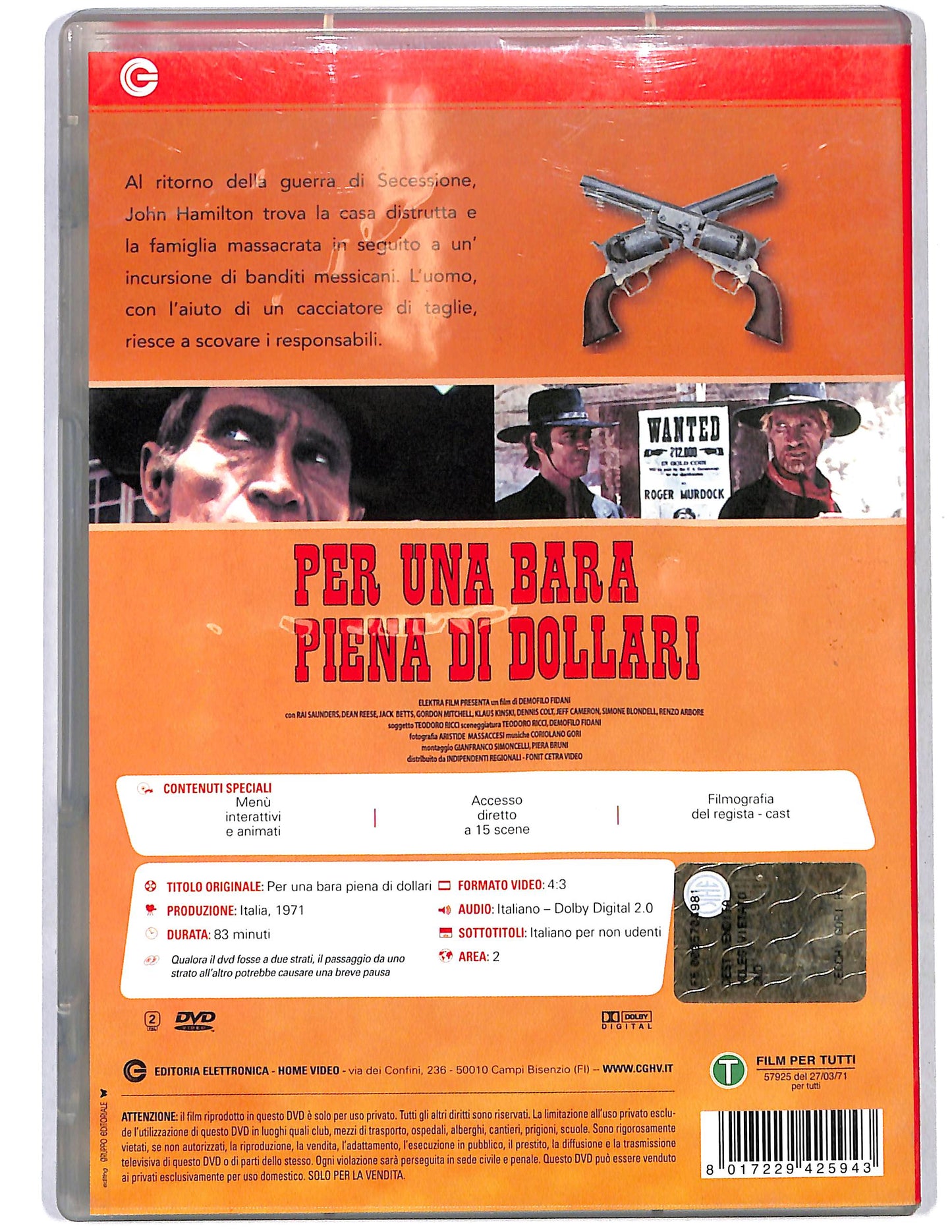 EBOND Per una bara piena di dollari DVD D648012