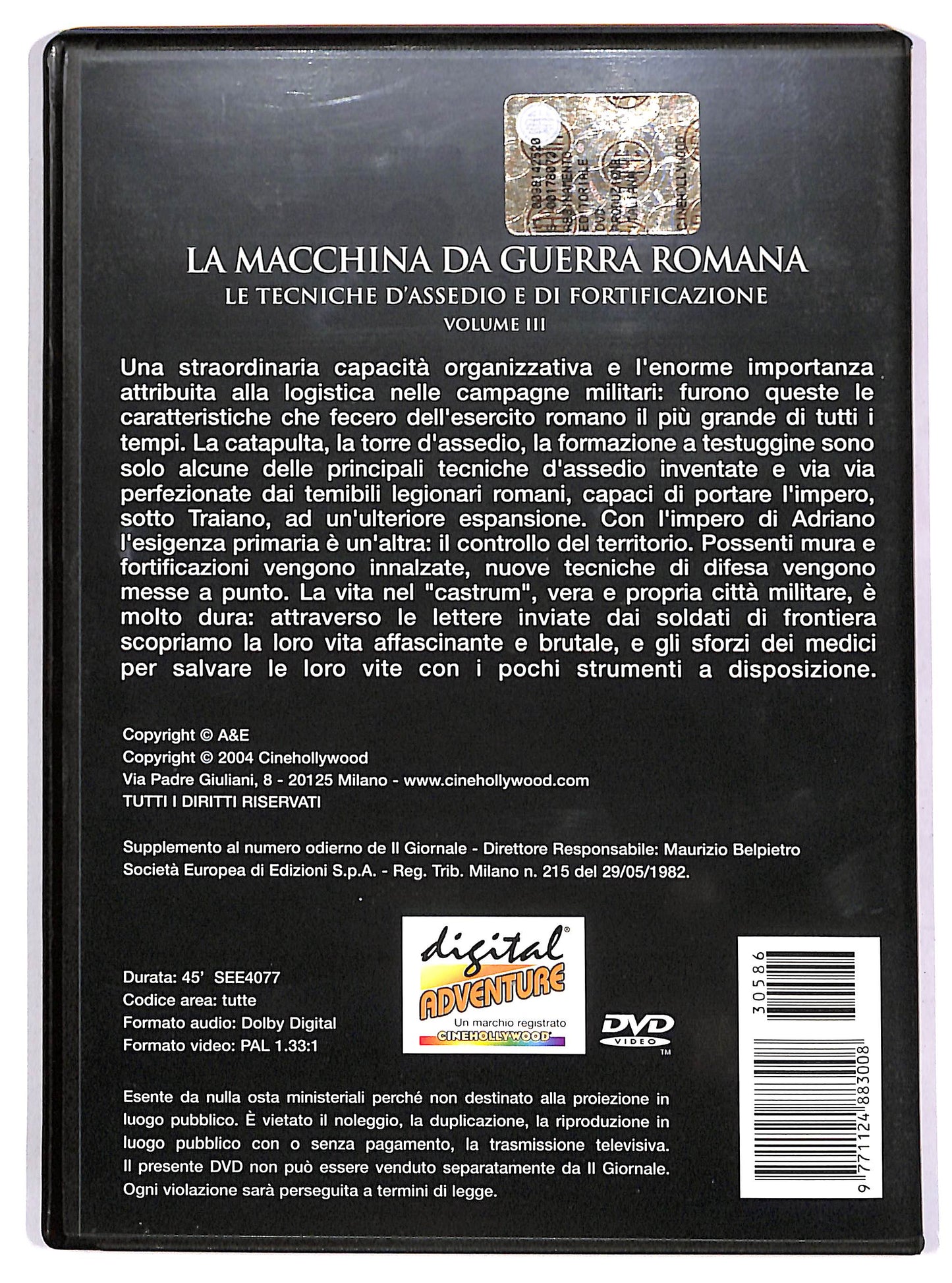 EBOND La macchina da guerra romana - Volume 3 EDITORIALE DVD D648105