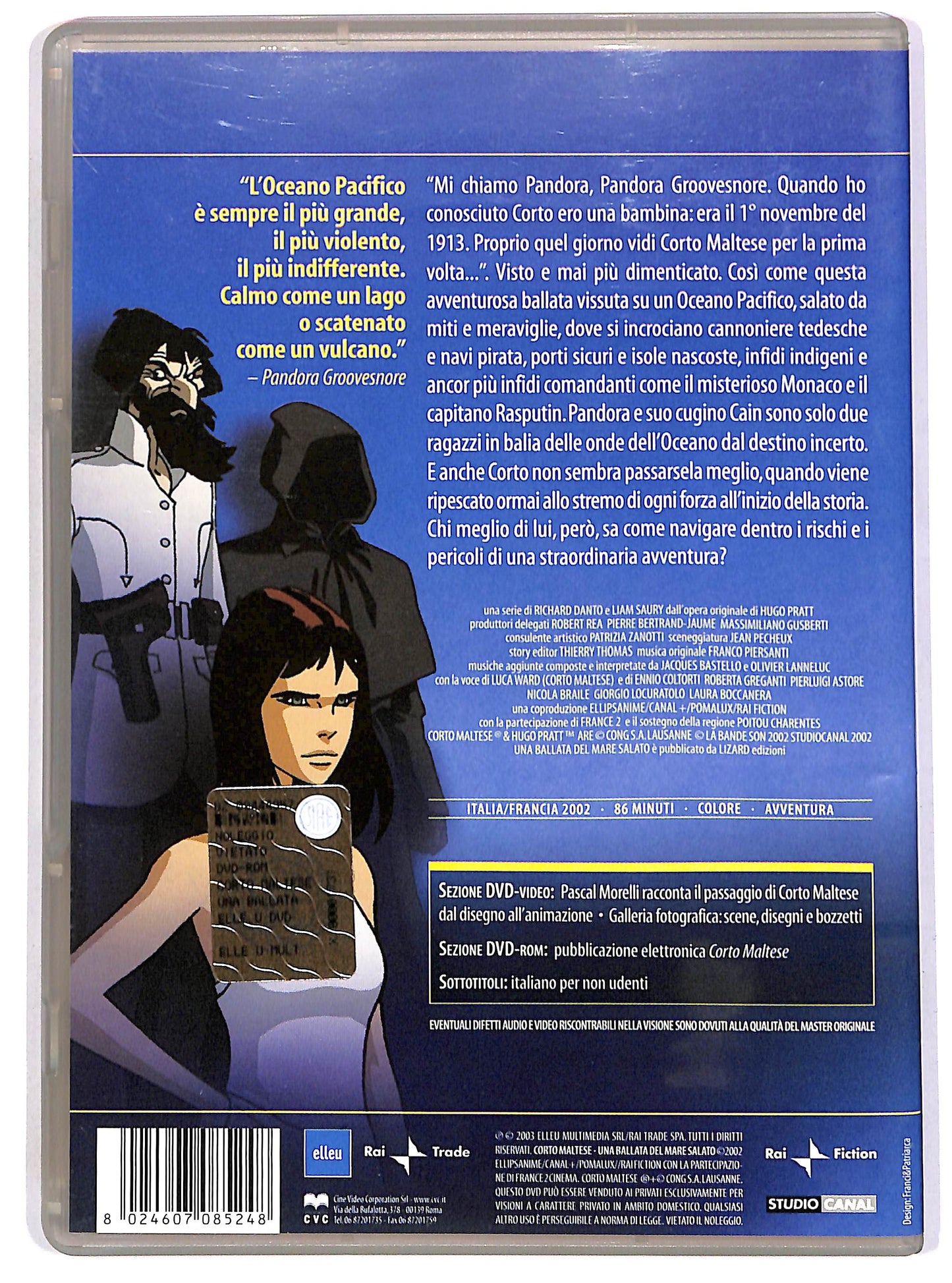 EBOND Corto Maltese - Una ballata del mare salato DVD D648127