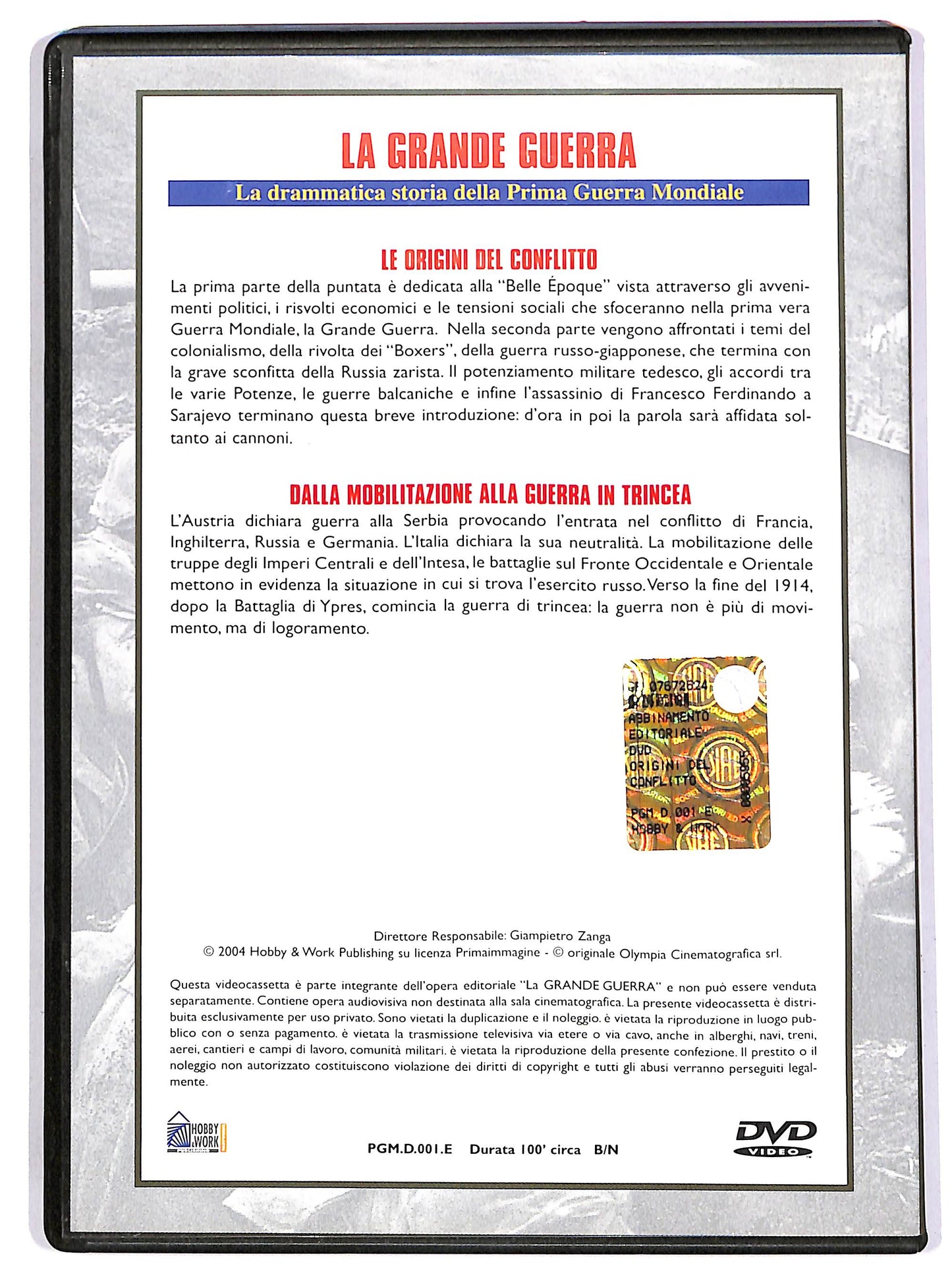 EBOND Dalla mobilitazione alla guerra di trincea EDITORIALE DVD D648135