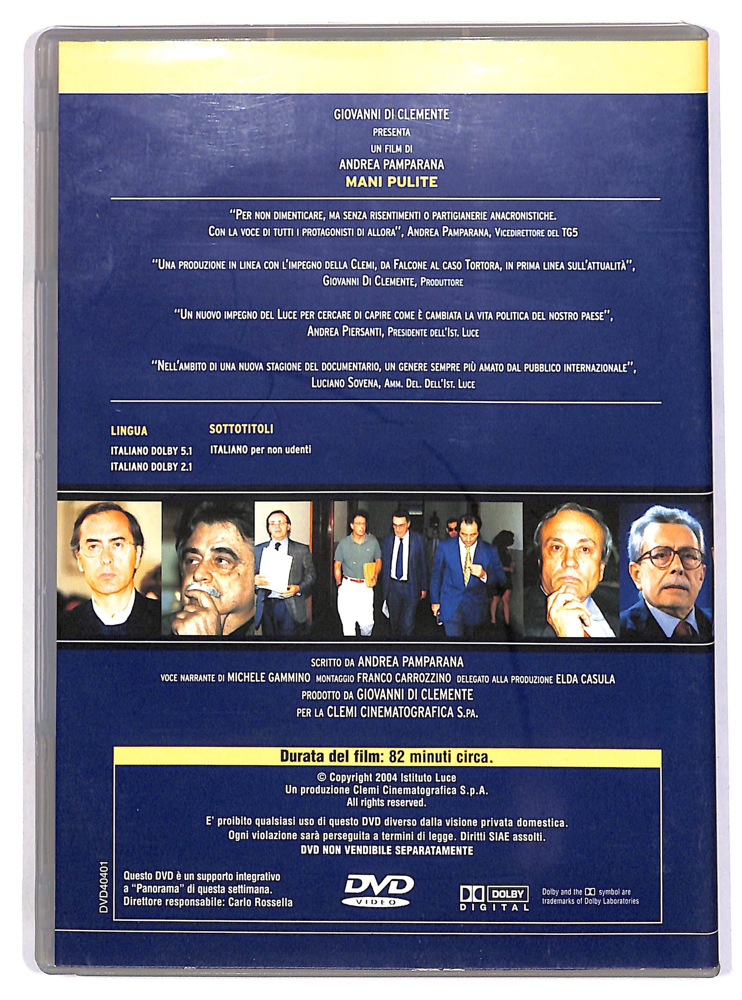 EBOND Mani Pulite EDITORIALE DVD D648161
