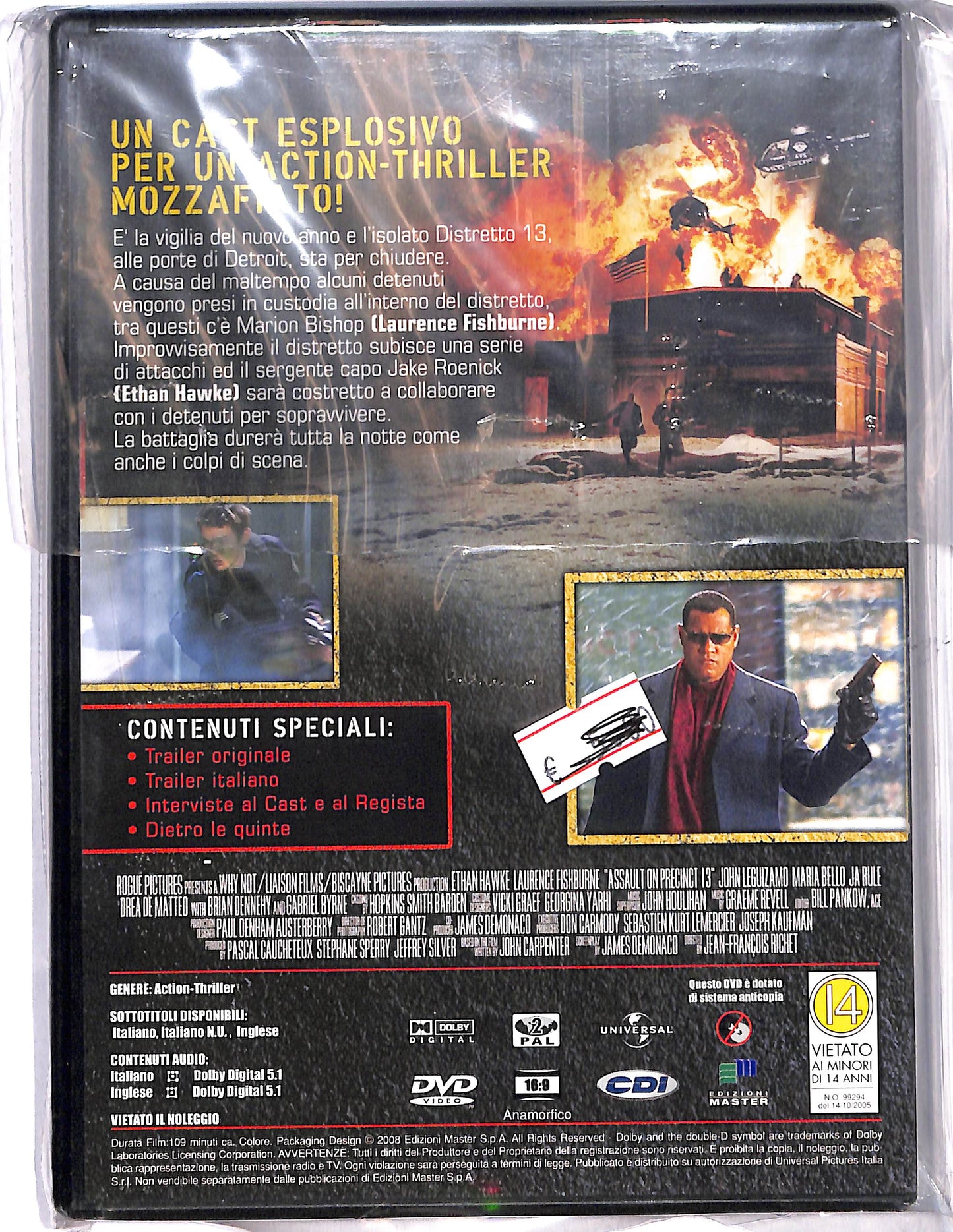 EBOND Assault on Precinct 13 EDITORIALE DVD D648354