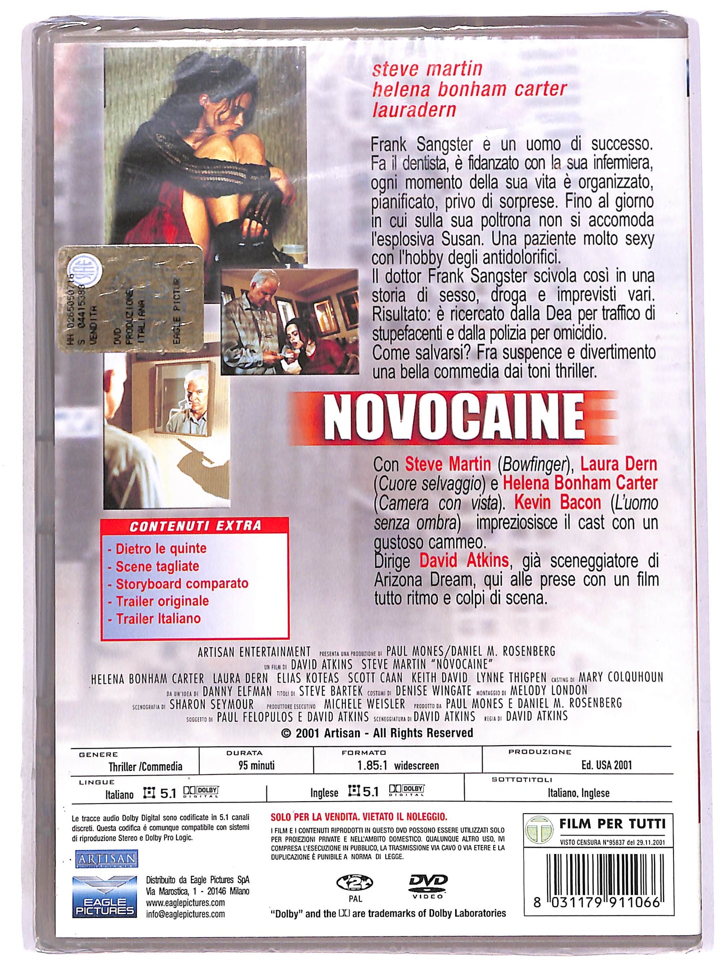 EBOND Novocaine DVD D648545