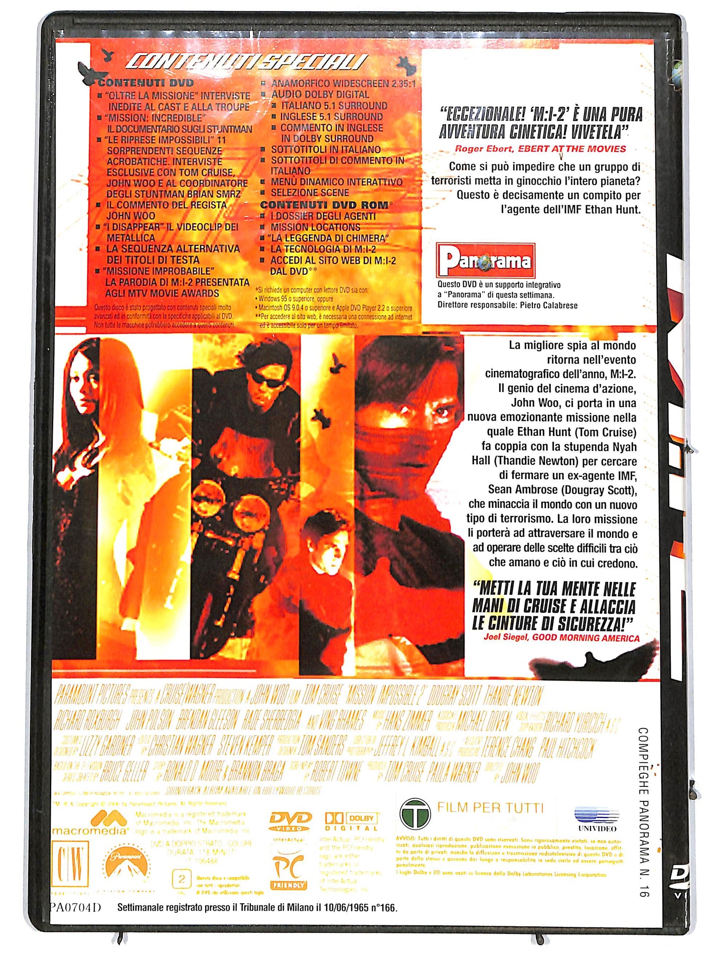 EBOND Mission: Impossible 2 EDITORIALE DVD D648631