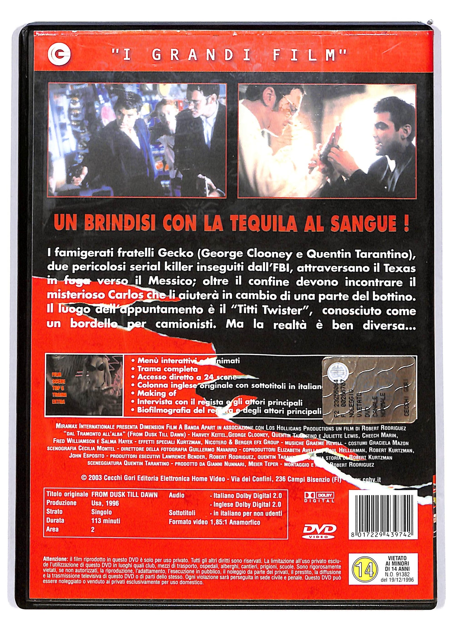 EBOND Dal tramonto all'alba DVD D649002