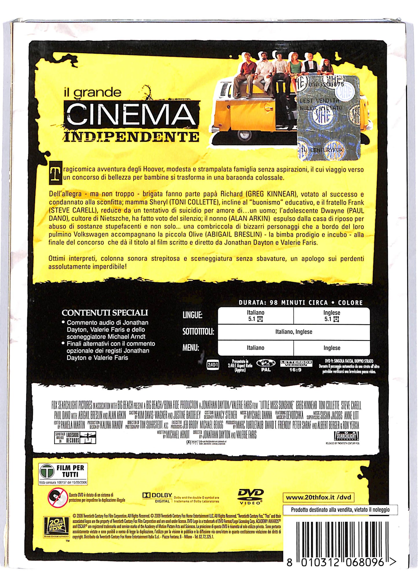 EBOND Little Miss Sunshine Slipcase DVD D649015