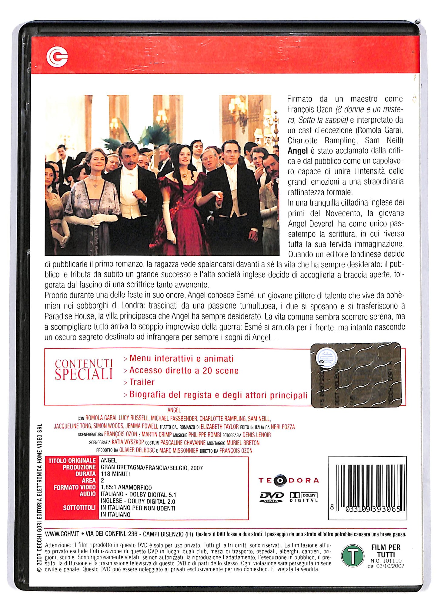 EBOND Angel La vita il romanzo DVD D649019