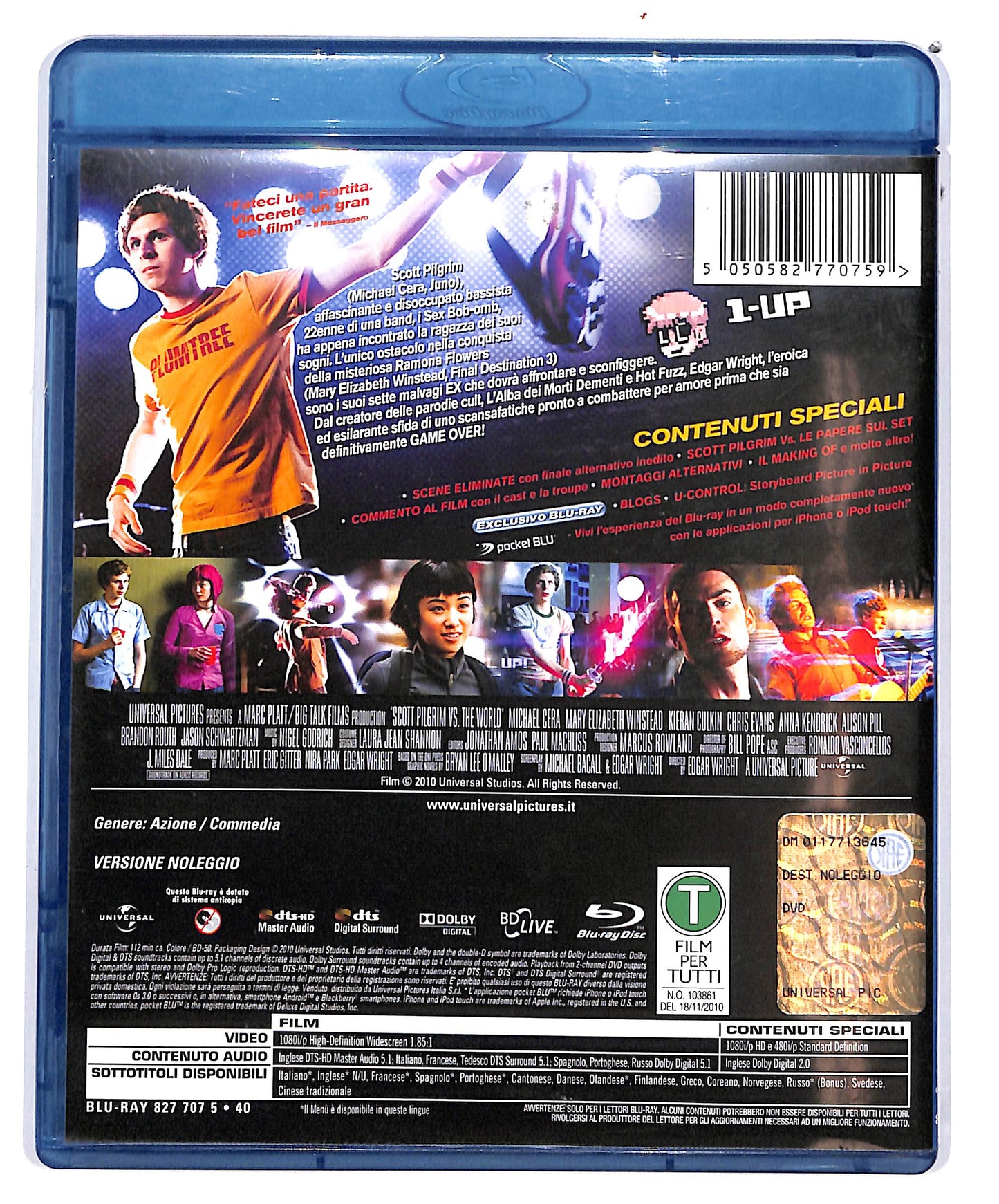 EBOND Scott Pilgrim vs. the World NOLEGGIO BLURAY D649053