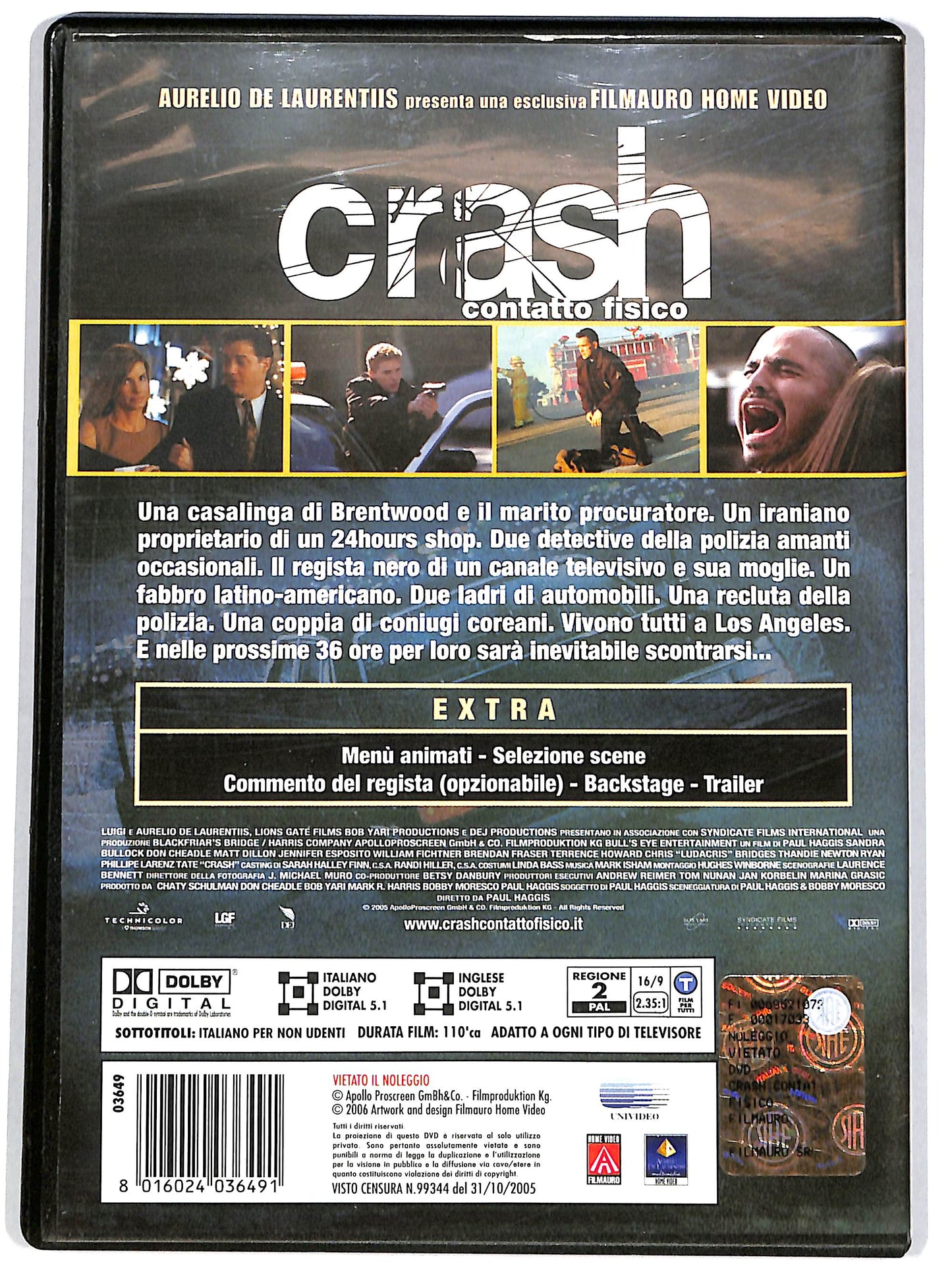 EBOND Crash - Contatto fisico DVD D649144