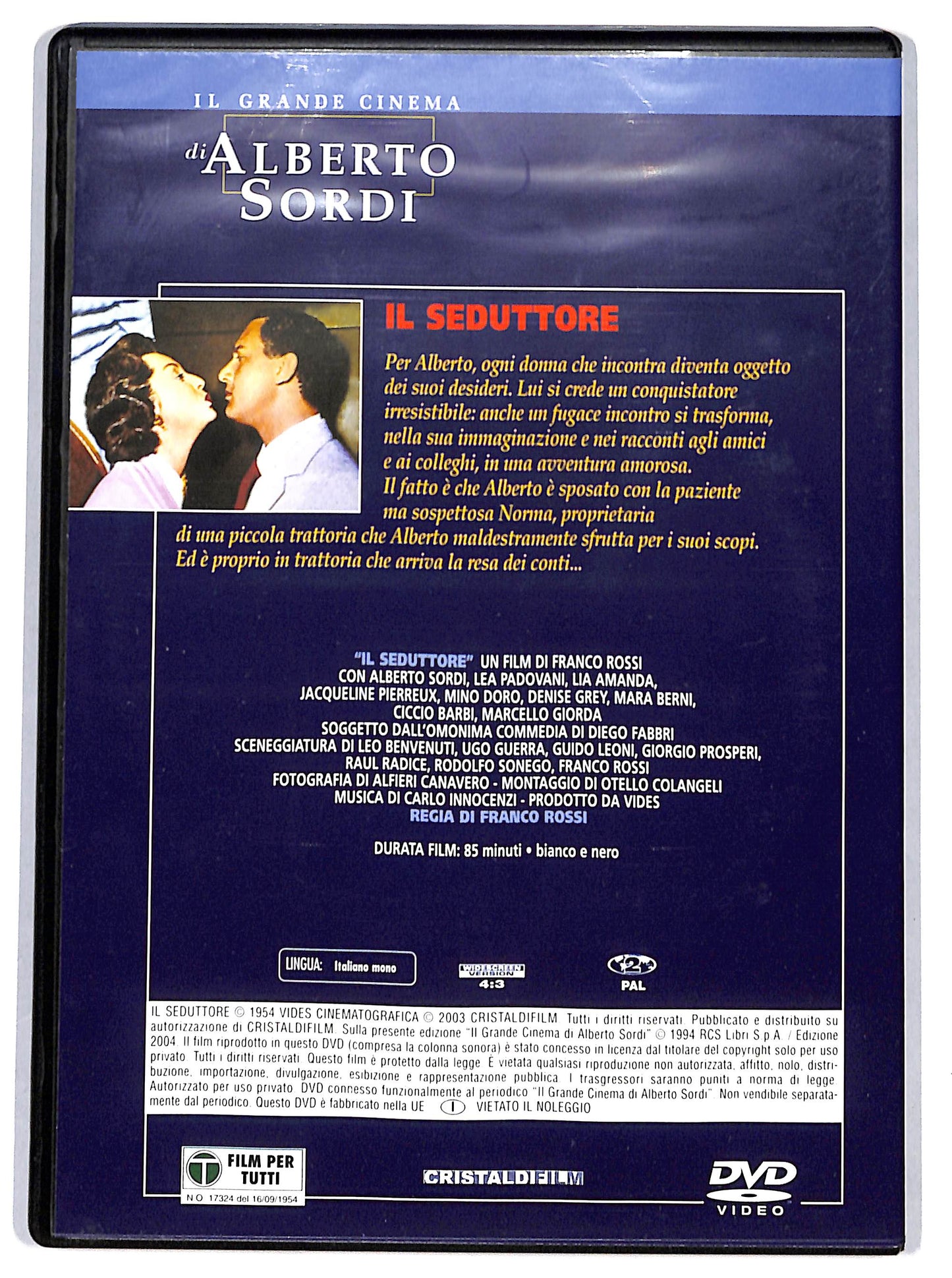 EBOND il seduttore EDITORIALE DVD D649242