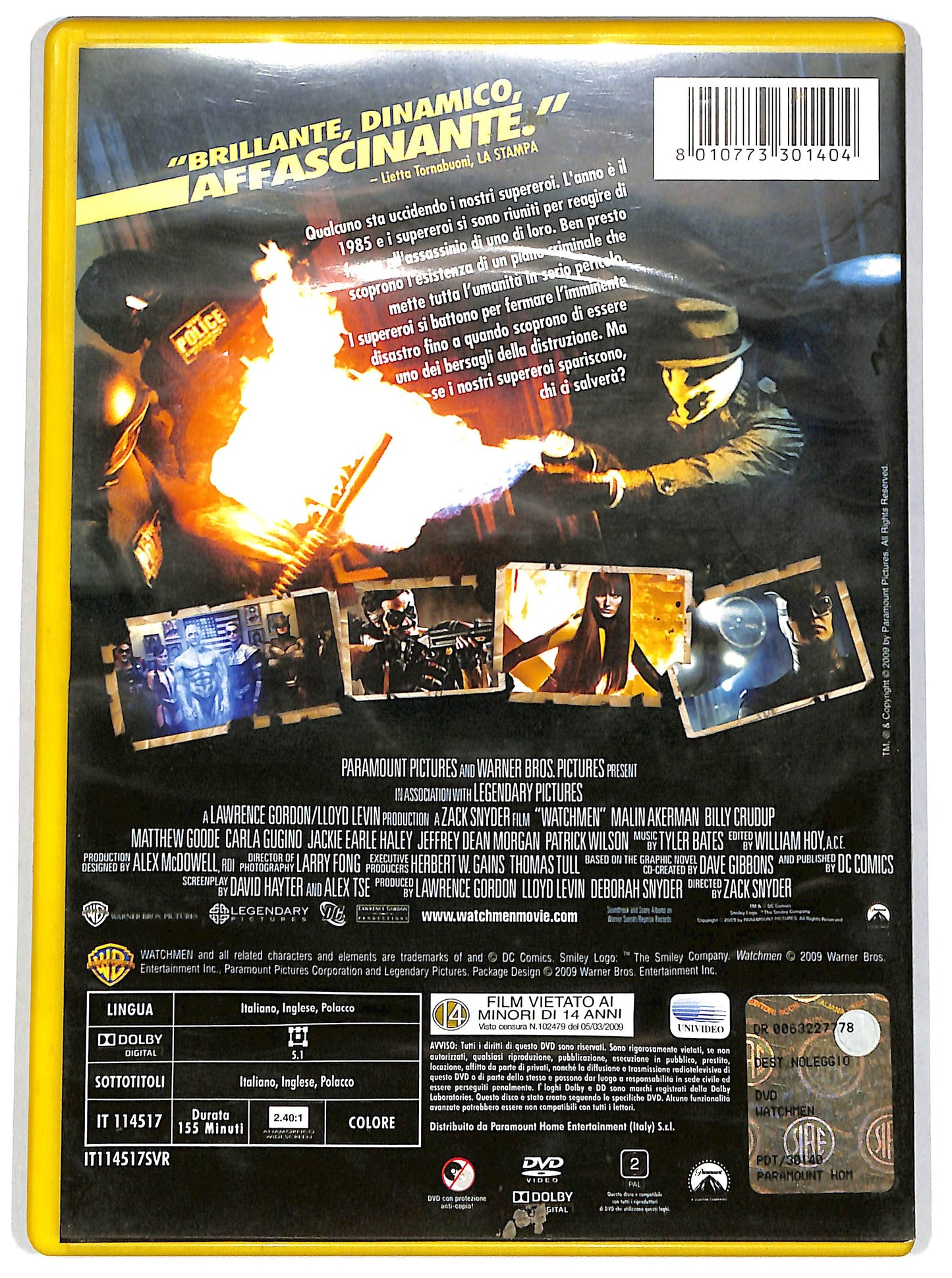 EBOND Watchmen (film) Noleggio DVD D649338