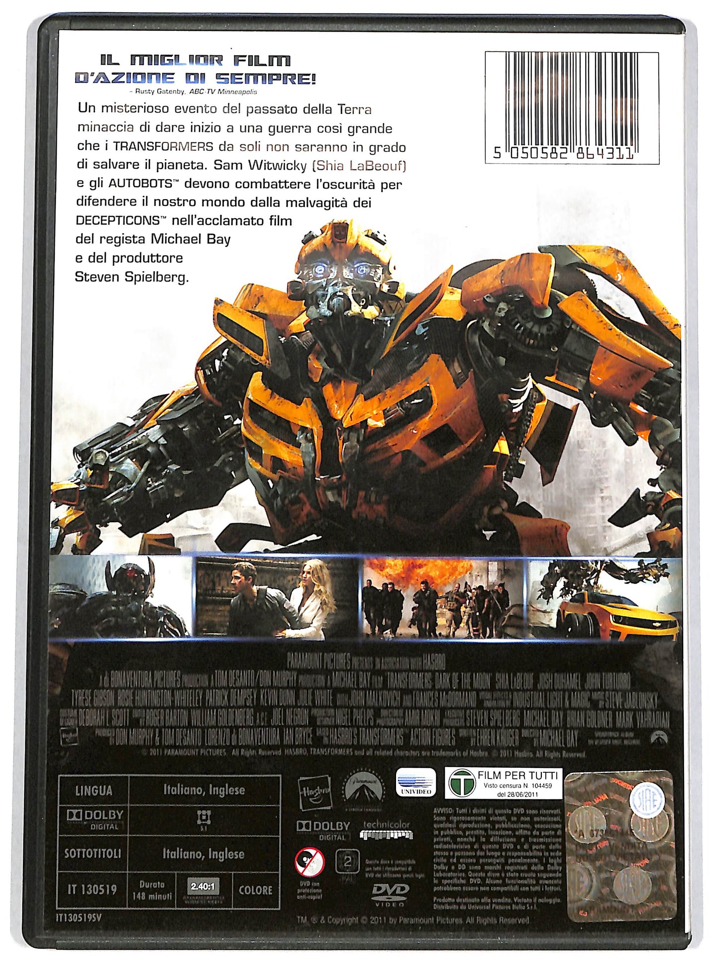 EBOND Transformers 3 DVD D649347