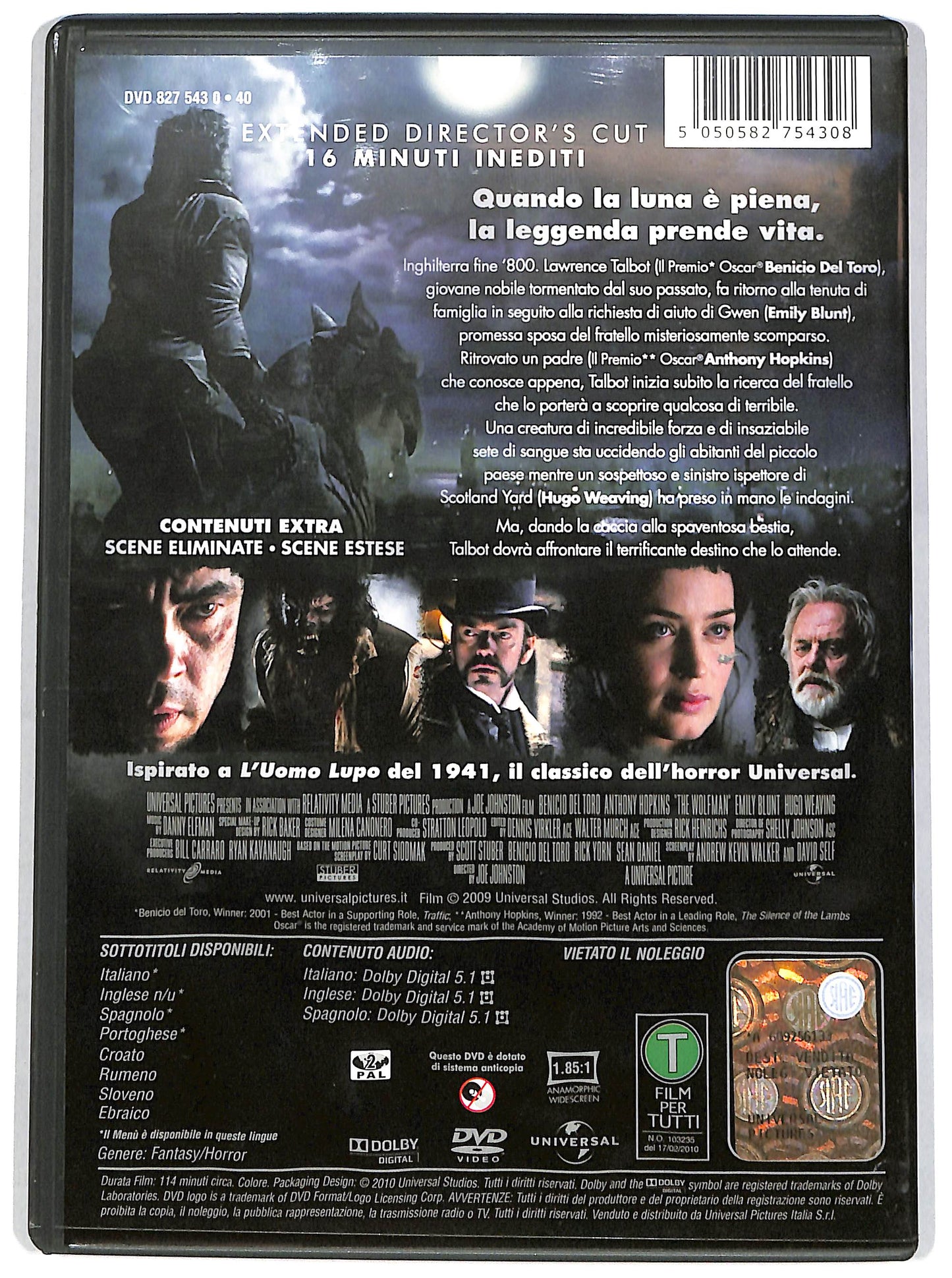 EBOND Wolfman (film 2010) DVD D649359