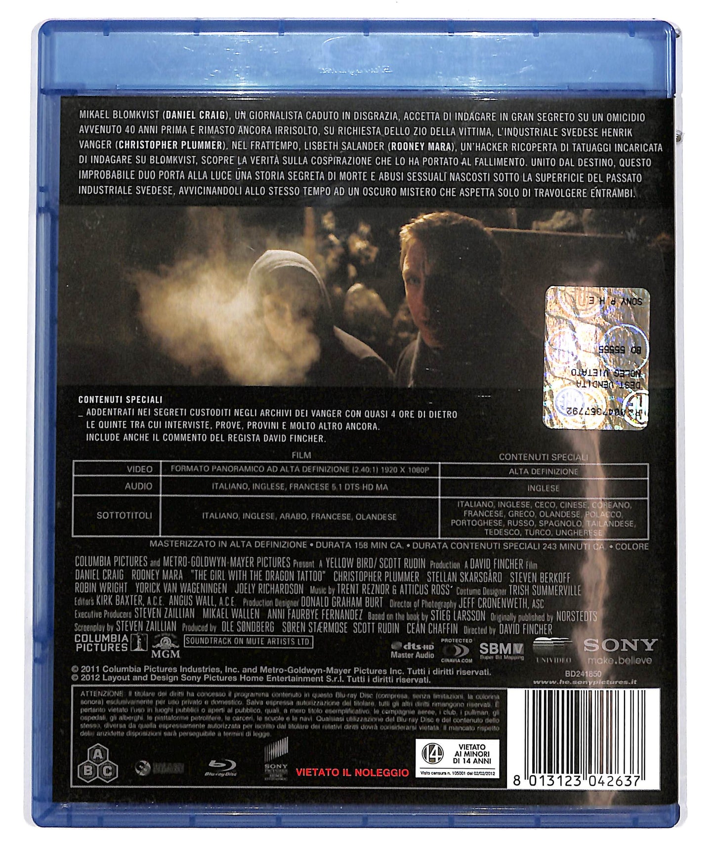EBOND Millennium Uomini che odiano le donne BLURAY BLURAY D649413