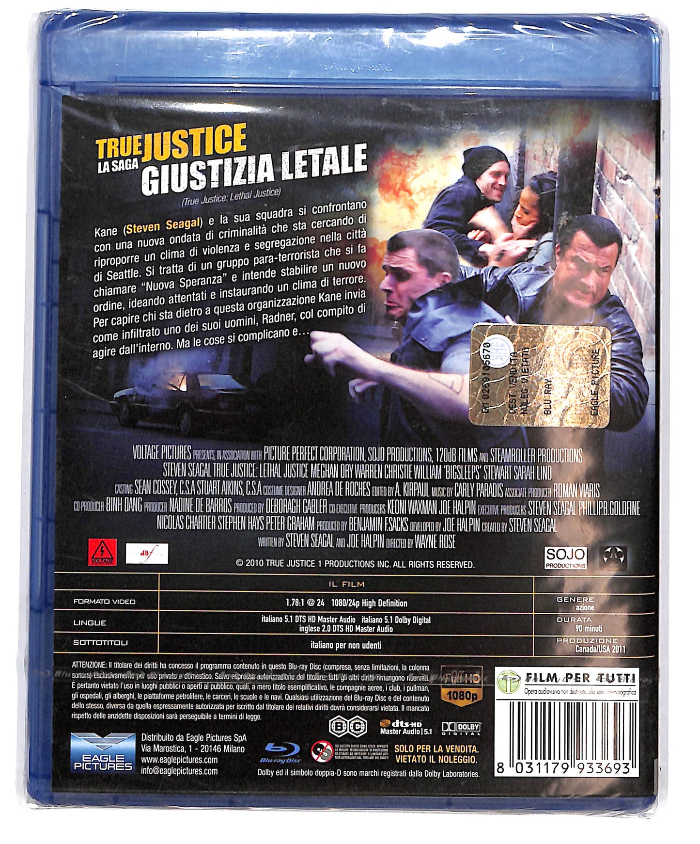 EBOND True Justice Giustizia letale BLURAY BLURAY BLURAY D649423