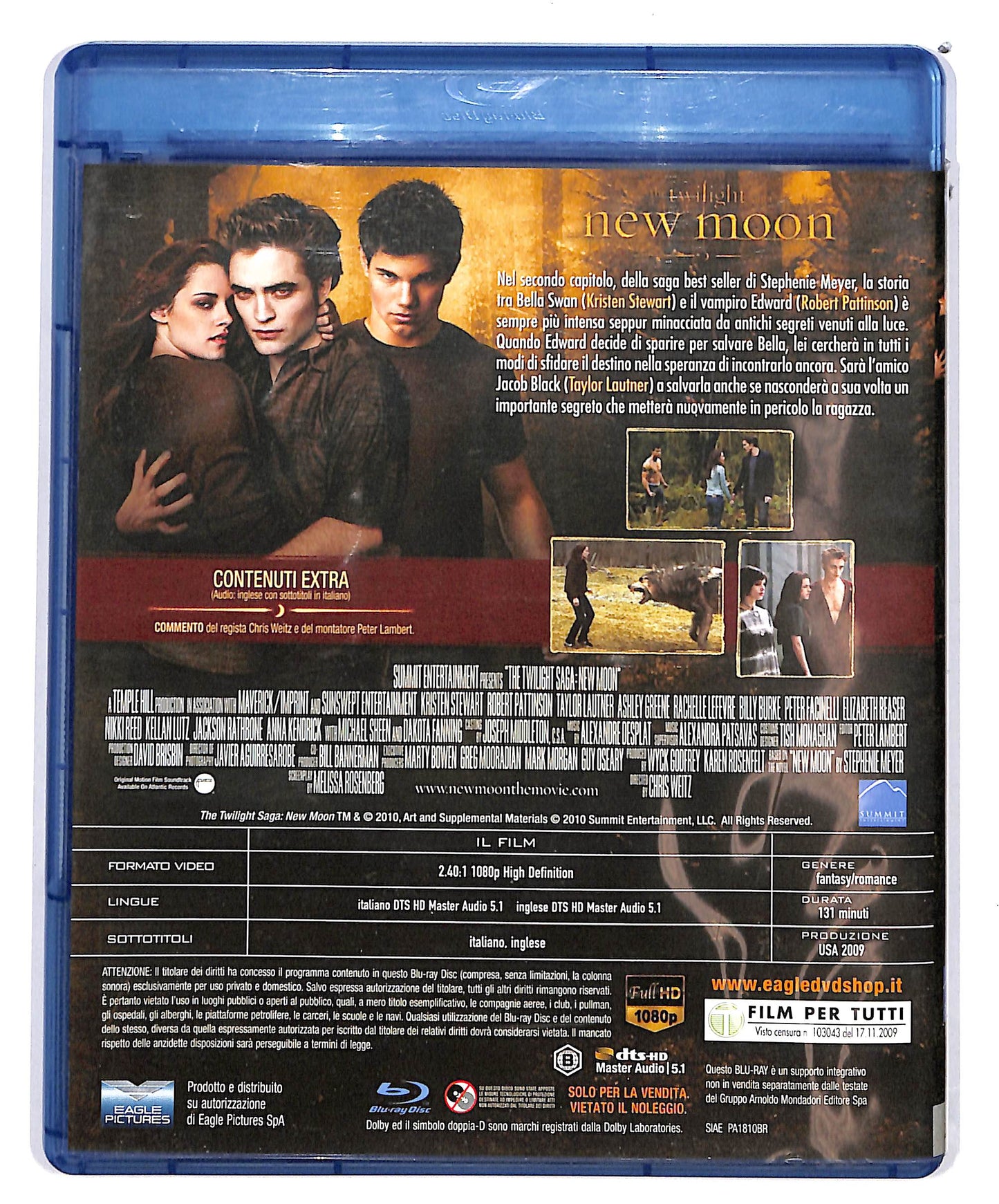 EBOND The Twilight Saga New Moon EDITORIALE BLURAY D649439