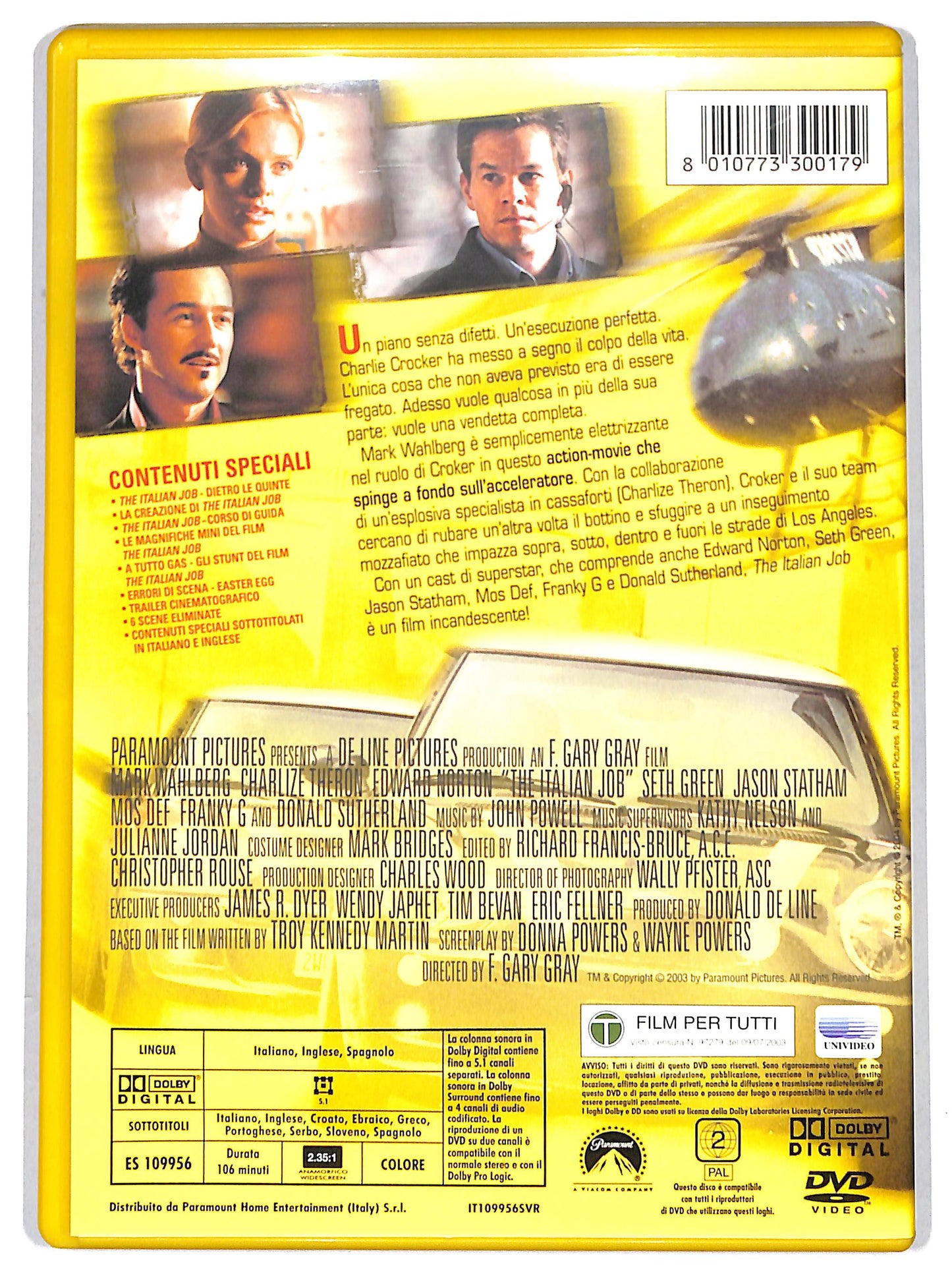 EBOND the italian job DVD D649534