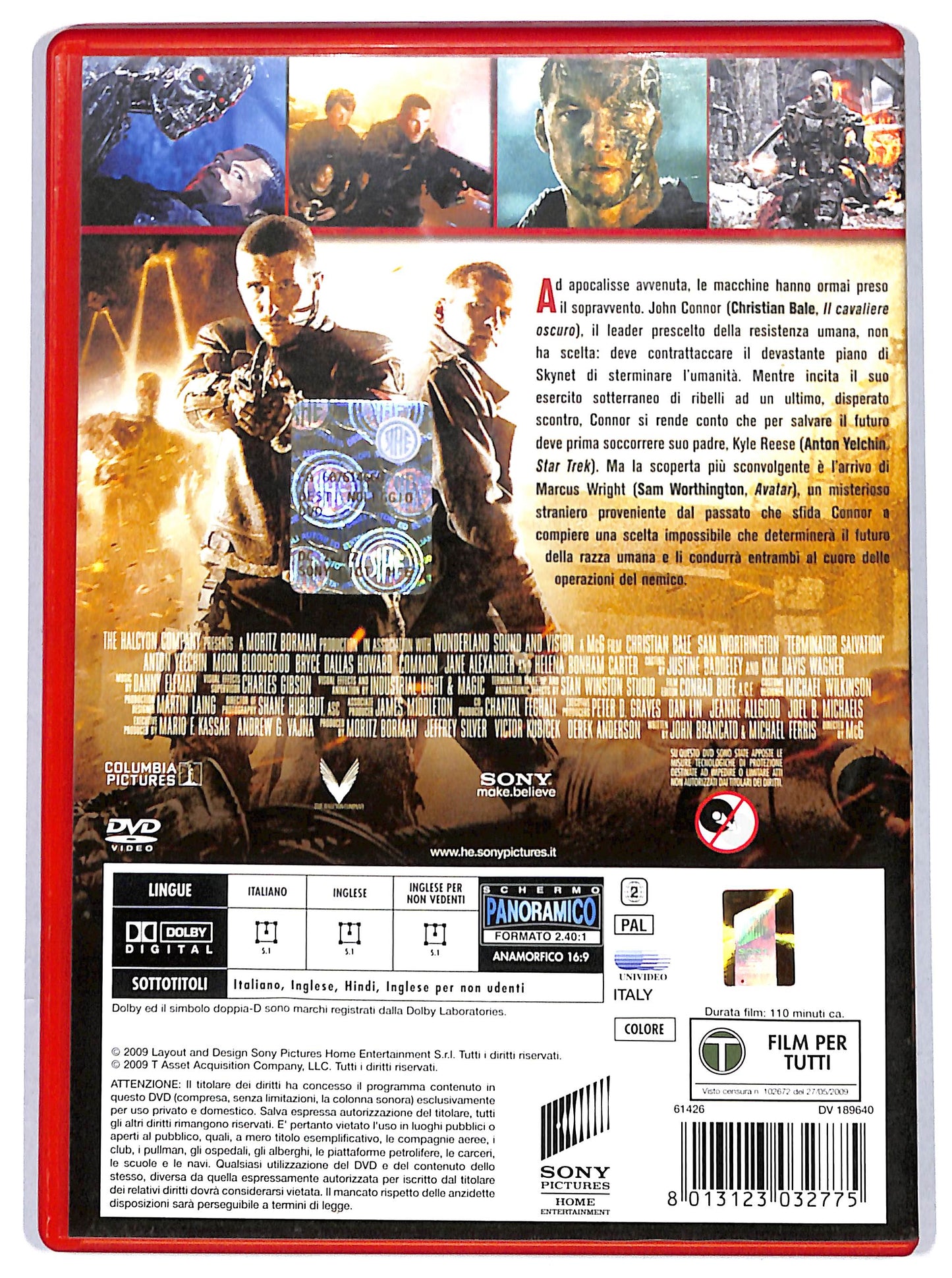 EBOND terminator salvation NOLEGGIO DVD D649557