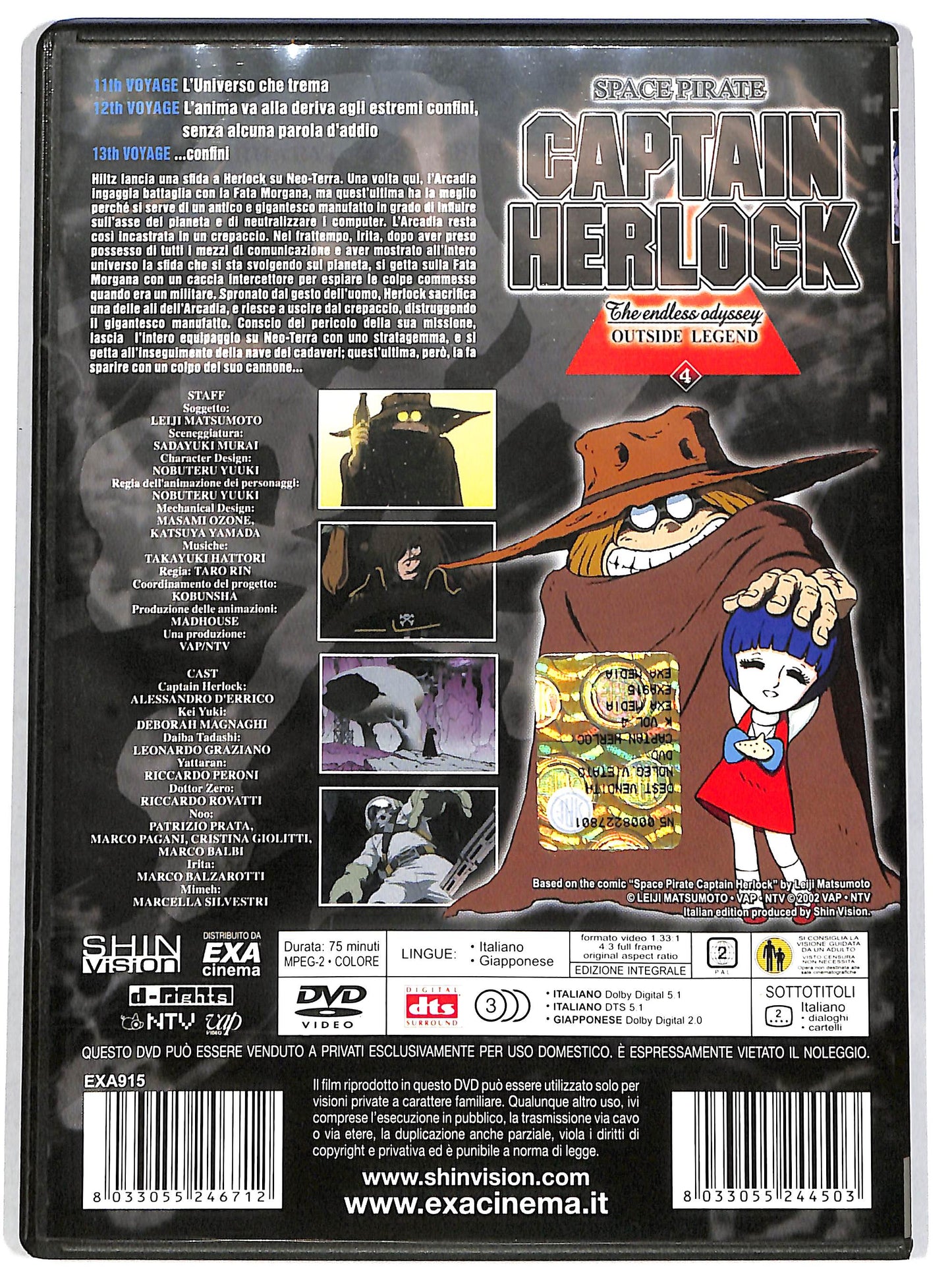 EBOND Capitan Harlock - The Endless Odyssey Vol. 4 DVD D649719