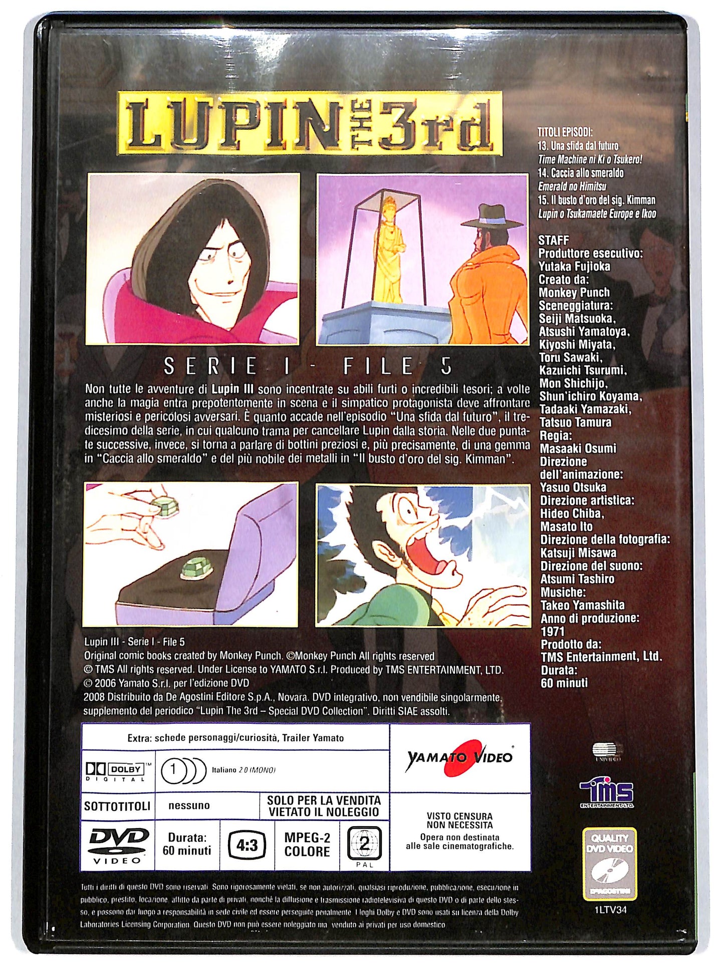 EBOND Lupin the 3rd - Serie 1 File 5 EDITORIALE DVD D649727
