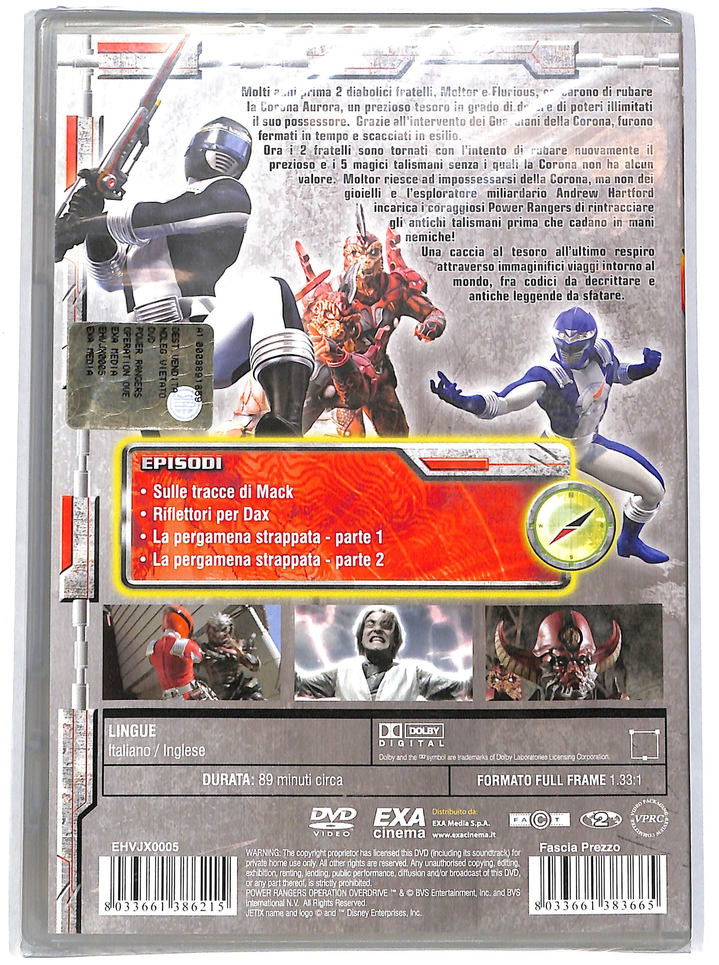 EBOND Power Rangers Operation Overdrive Vol. 3 DVD D649731