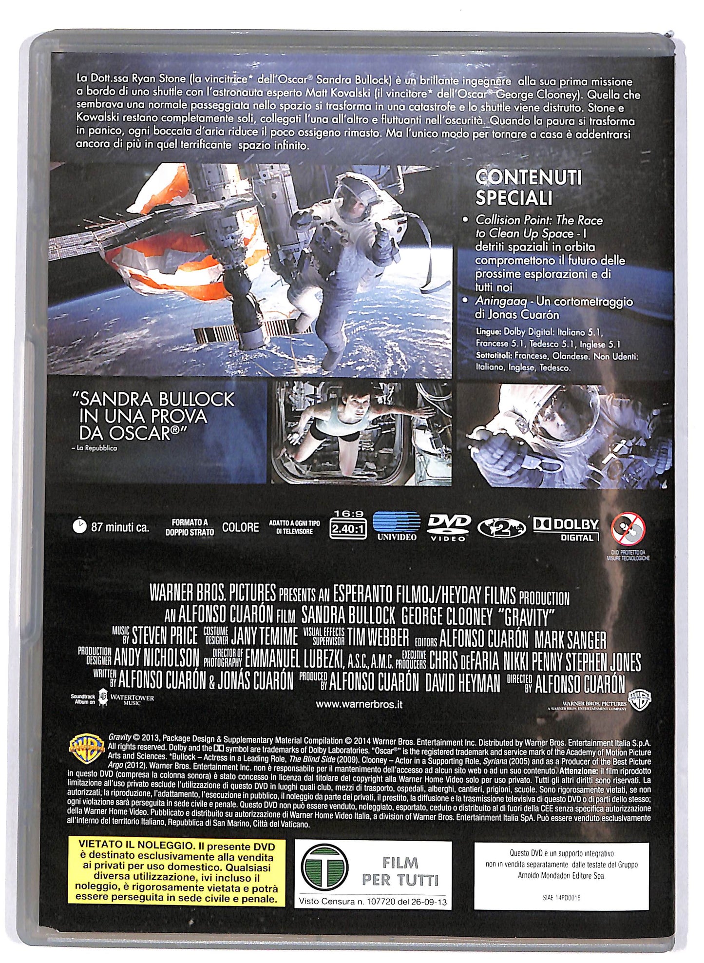 EBOND Gravity EDITORIALE DVD D649813