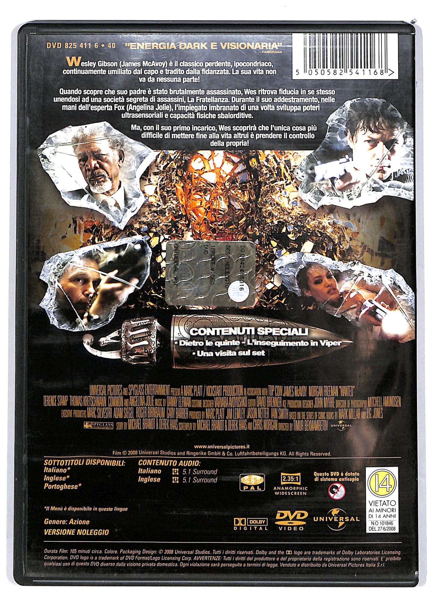 EBOND Wanted - Scegli il tuo destino NOLEGGIO DVD D649845