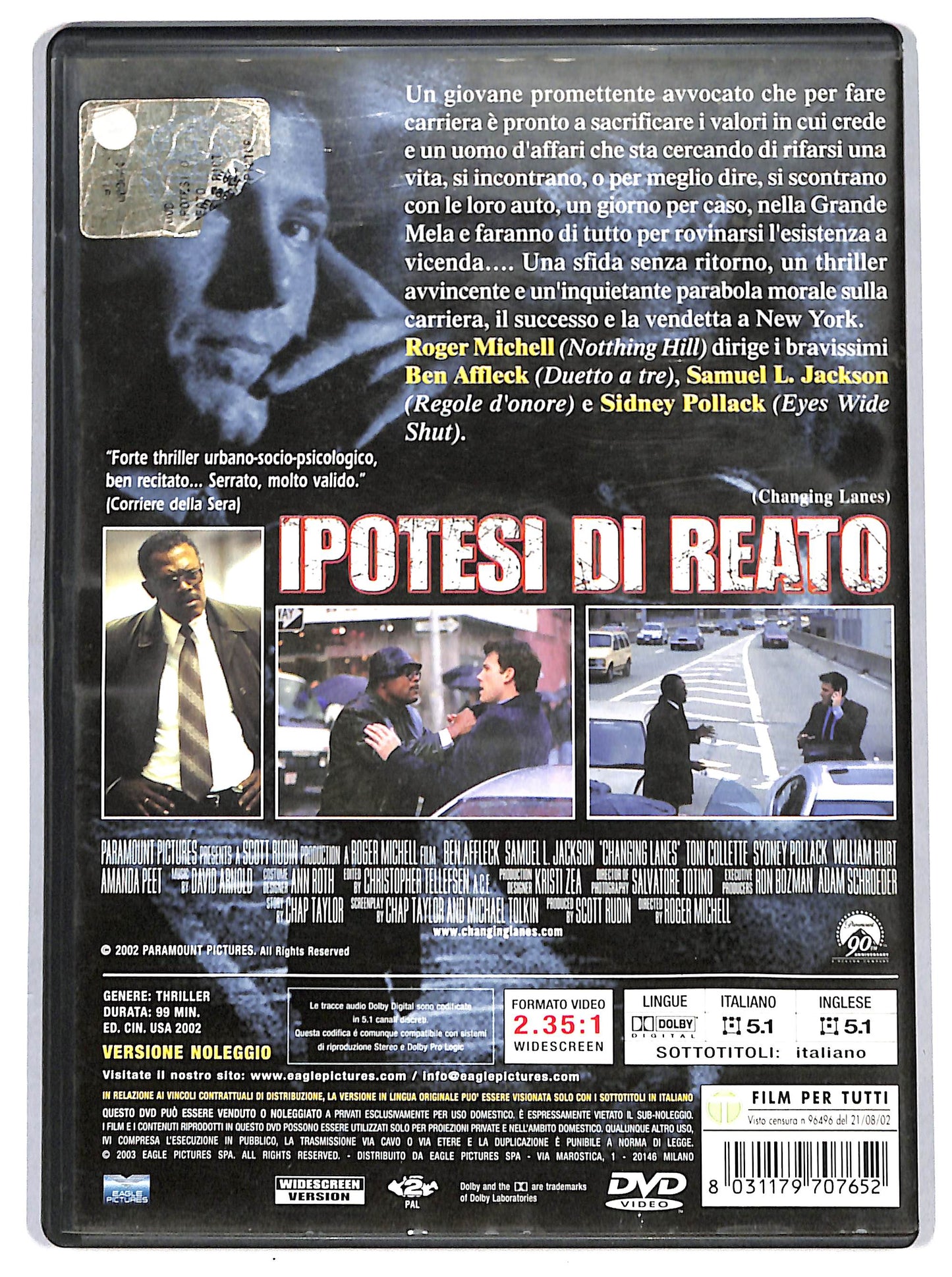 EBOND ipotesi di reato DVD D649936