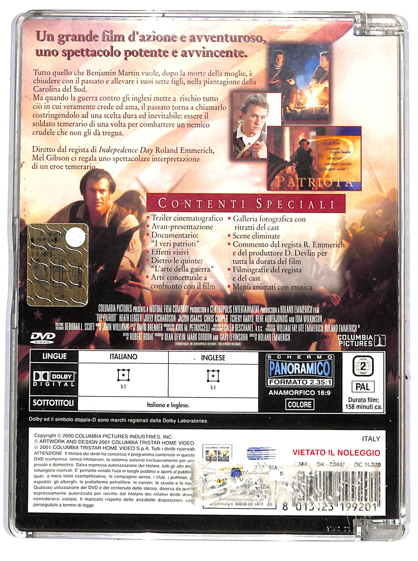 EBOND il patriota SJB DVD D649958