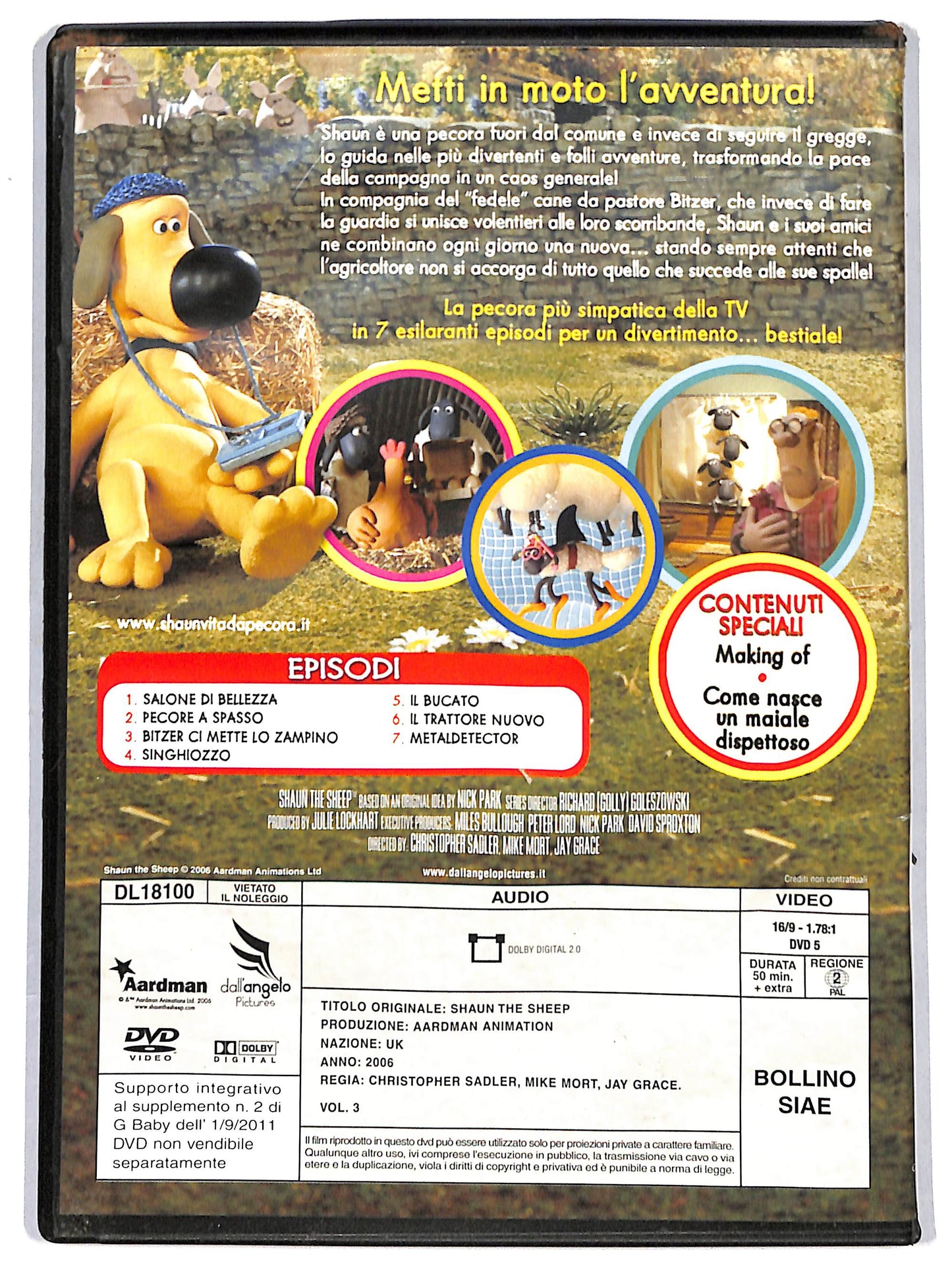 EBOND Shaun vita da pecora vol 3 Pecore a spasso EDITORIALE DVD D649962